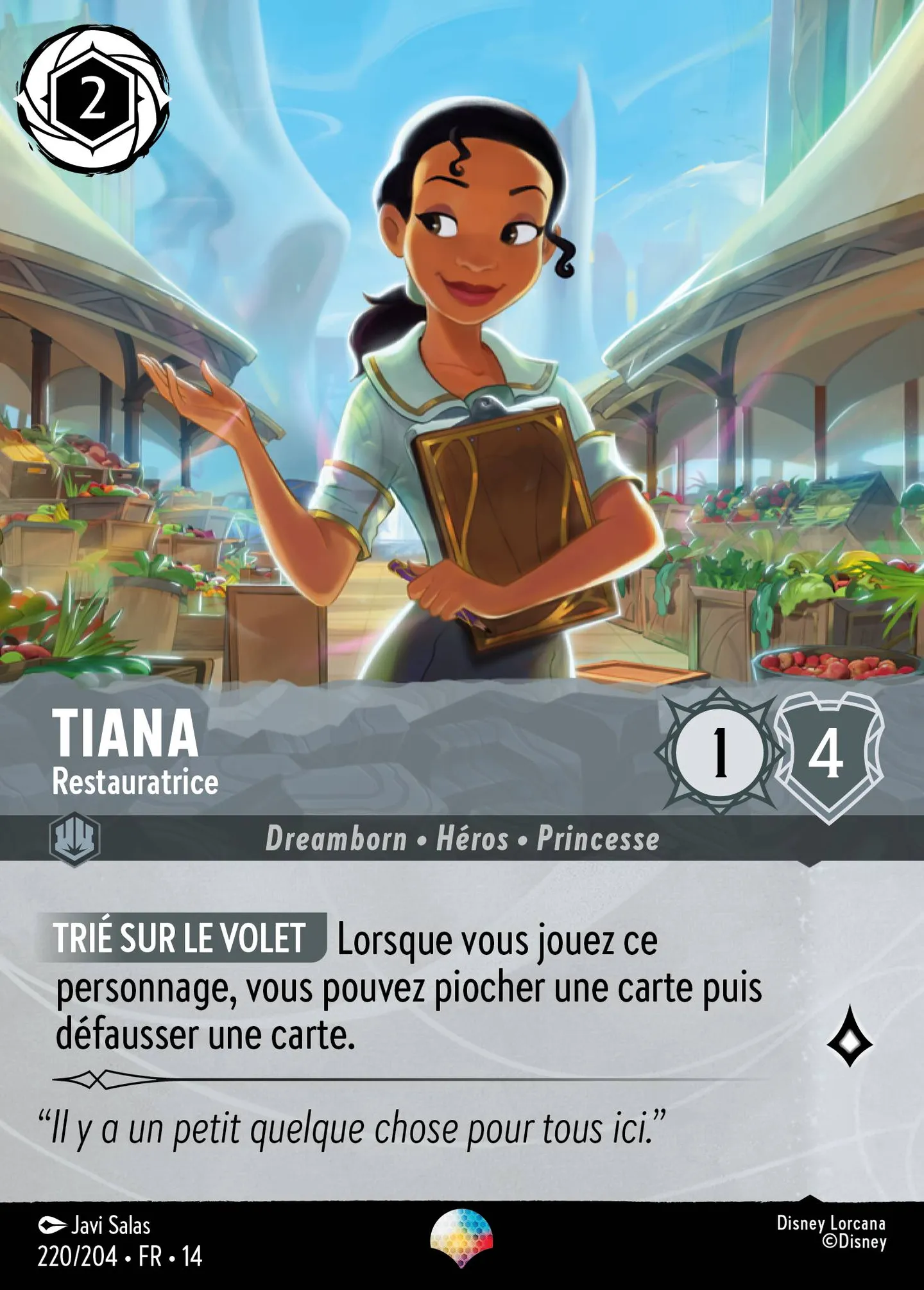 Tiana - Restauratrice — Hyperia City — Lorcana