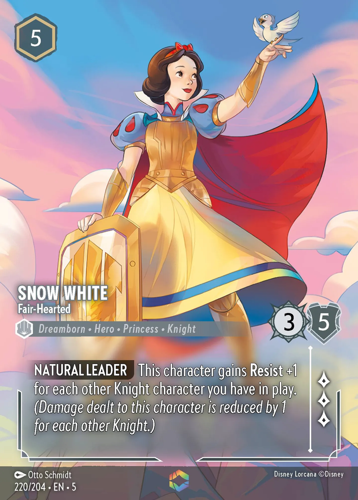 Snow White - Fair-Hearted — Shimmering Skies — Lorcana