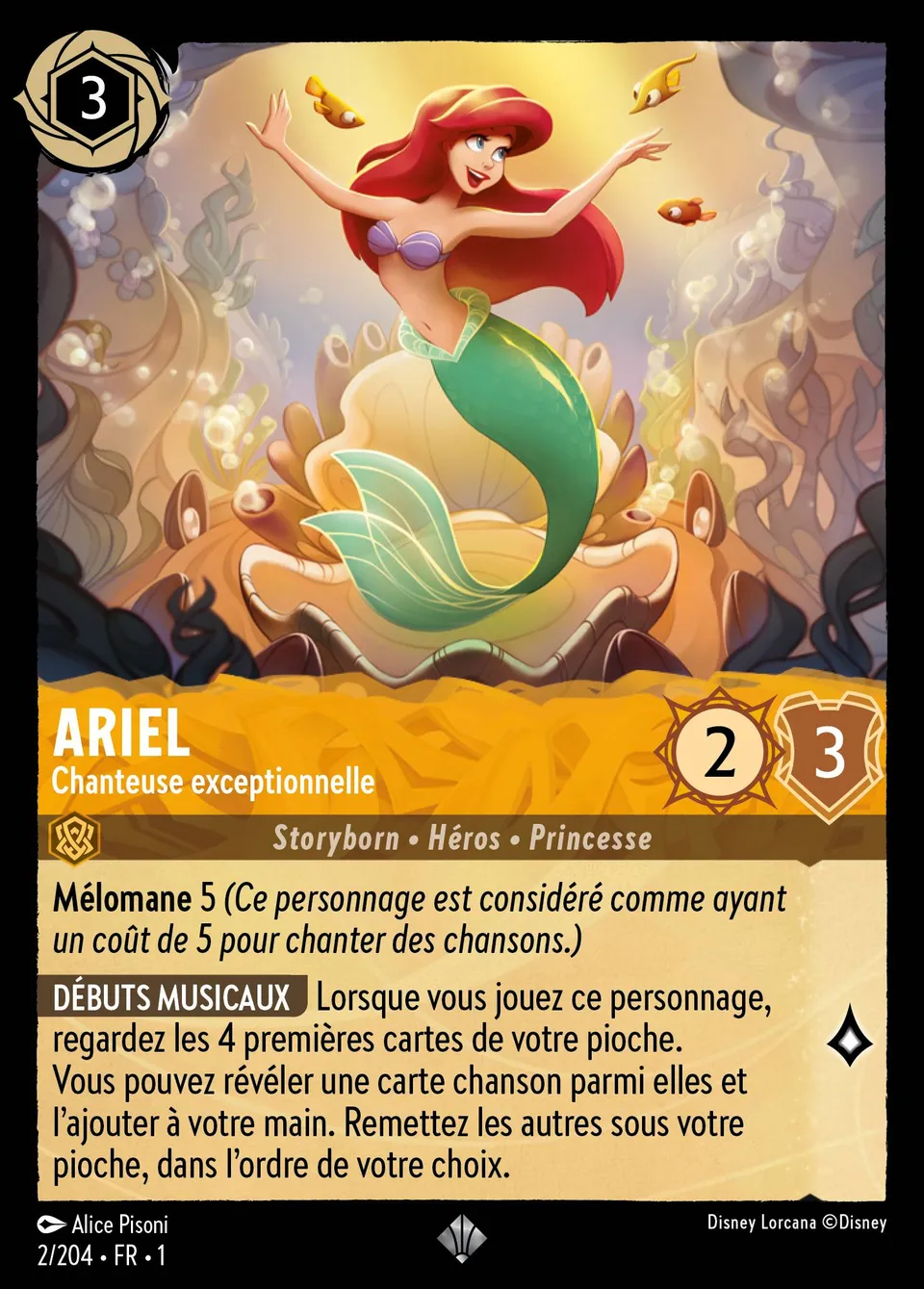 Ariel - Chanteuse exceptionnelle from The First Chapter - Lorcana