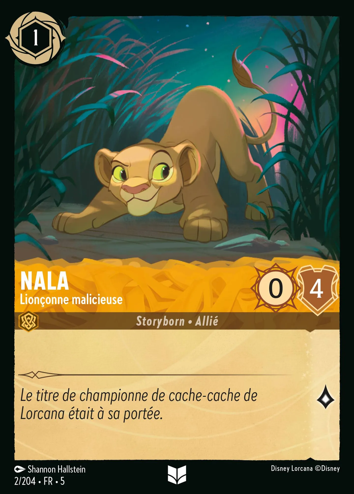 Nala - Lionçonne malicieuse — Shimmering Skies — Lorcana