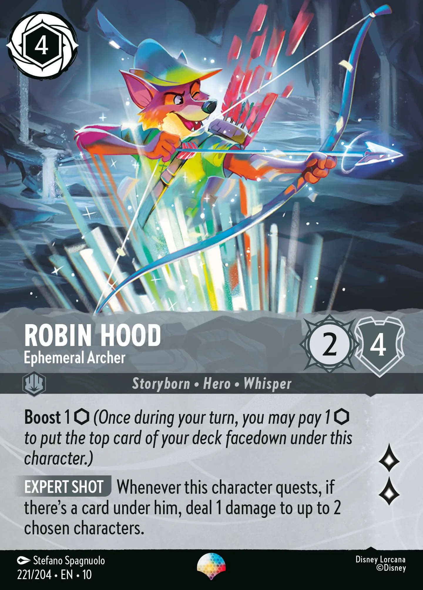 Robin Hood - Ephemeral Archer — Whispers in the Well — Lorcana