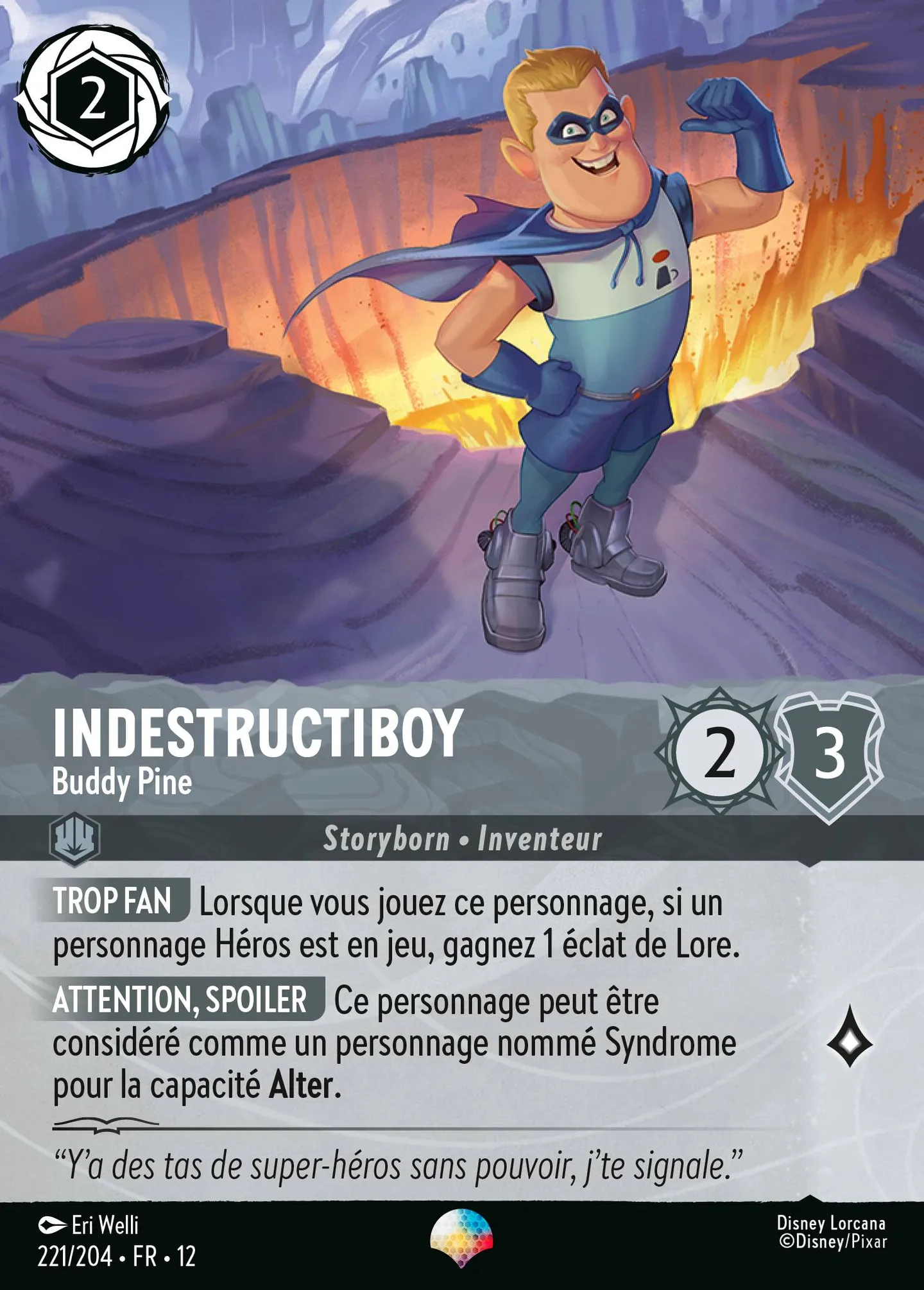Indestructiboy - Buddy Pine — Wilds Unknown — Lorcana