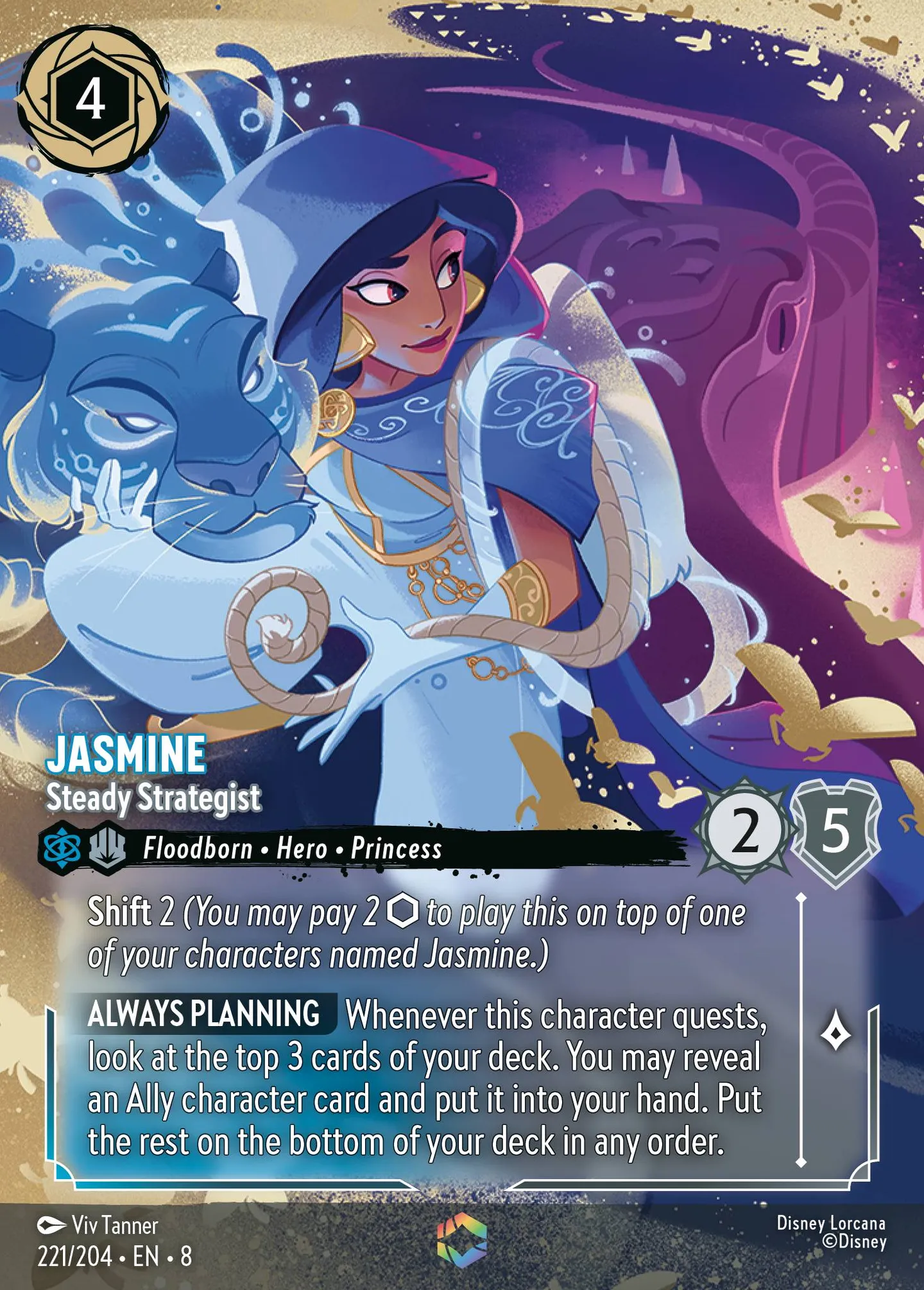 Jasmine - Steady Strategist — The Reign of Jafar — Lorcana