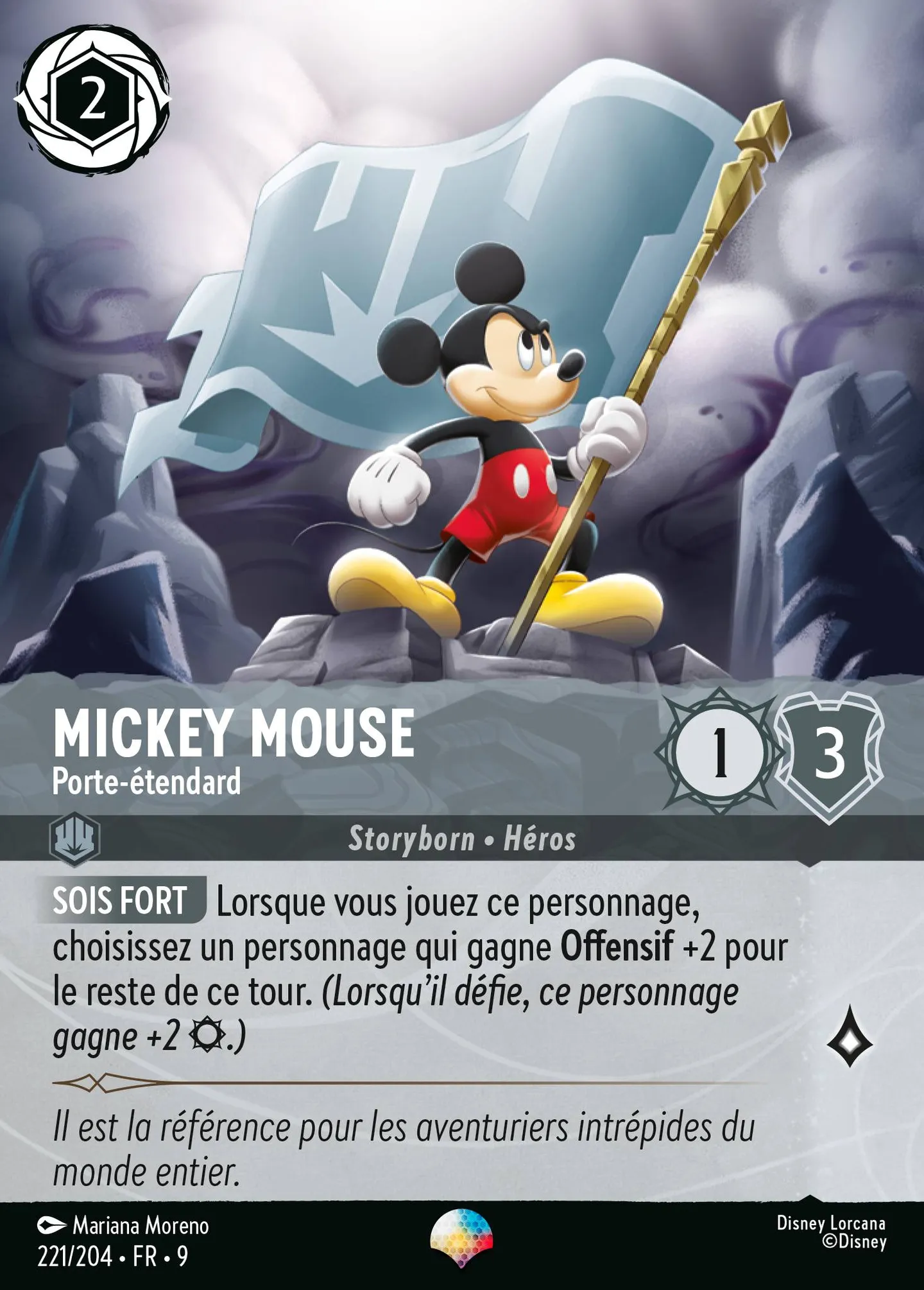 Mickey Mouse - Porte-étendard — Fabled — Lorcana