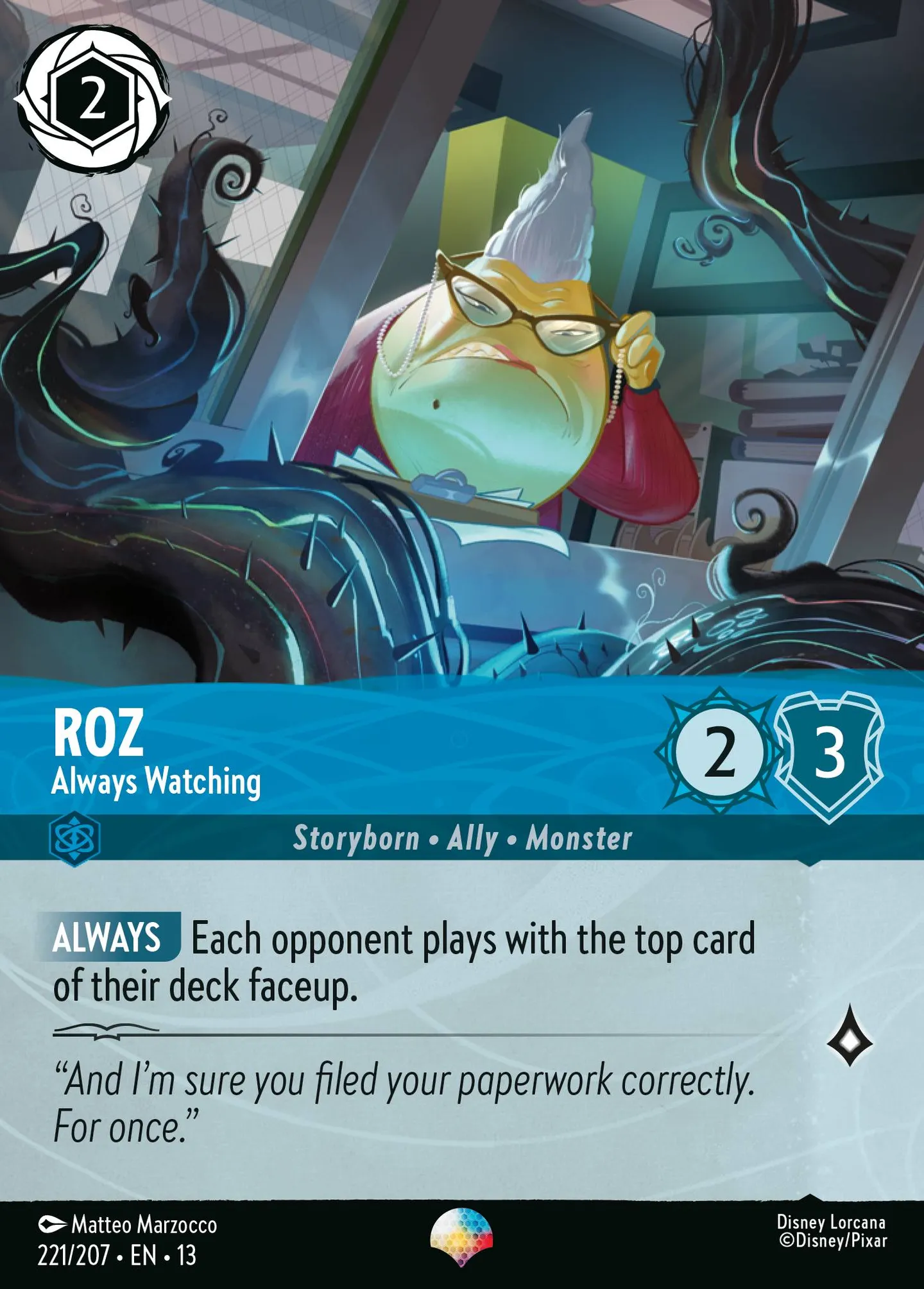 Roz - Always Watching — Attack of the Vine! — Lorcana