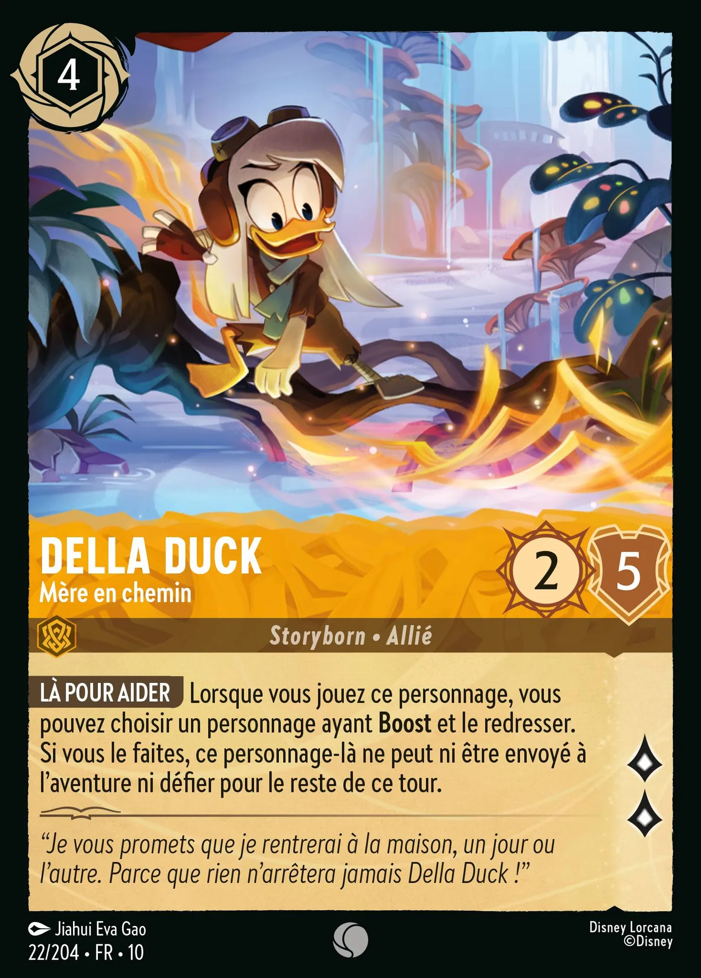 Della Duck - Mère en chemin — Whispers in the Well — Lorcana