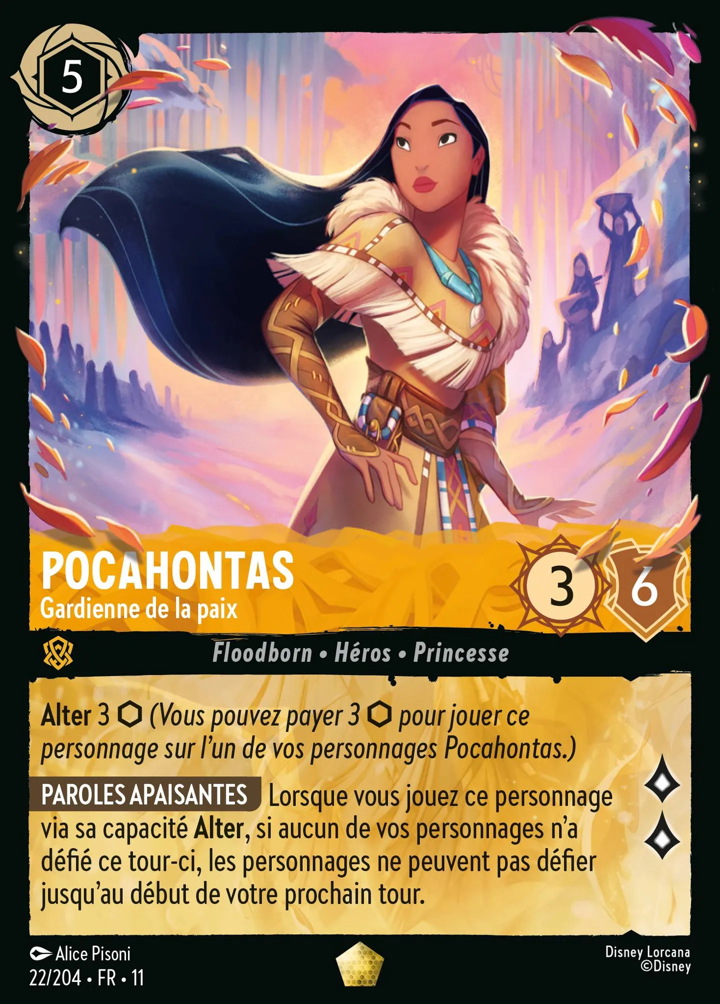 Pocahontas - Gardienne de la paix — Winterspell — Lorcana