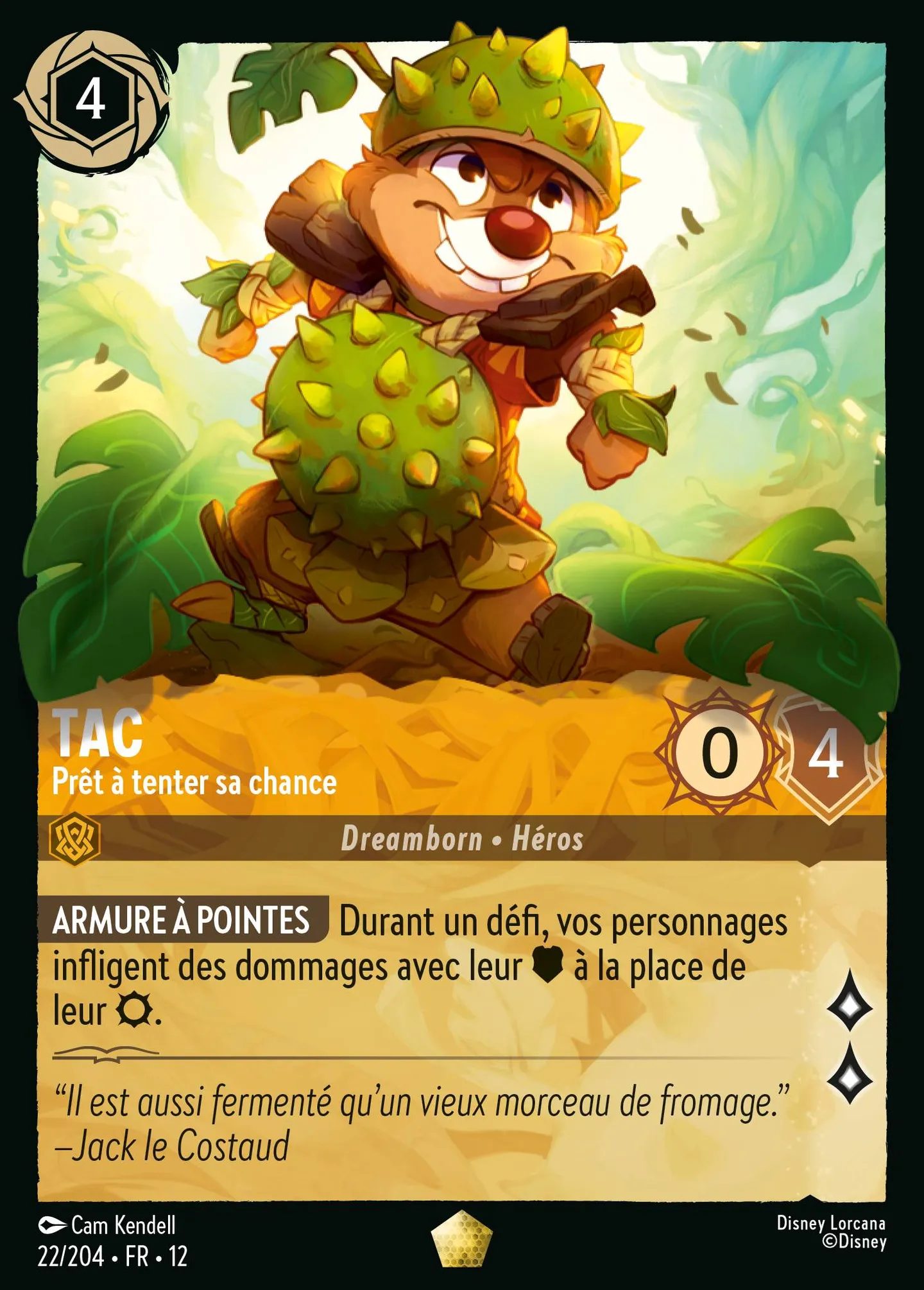 Tac - Prêt à tenter sa chance — Wilds Unknown — Lorcana