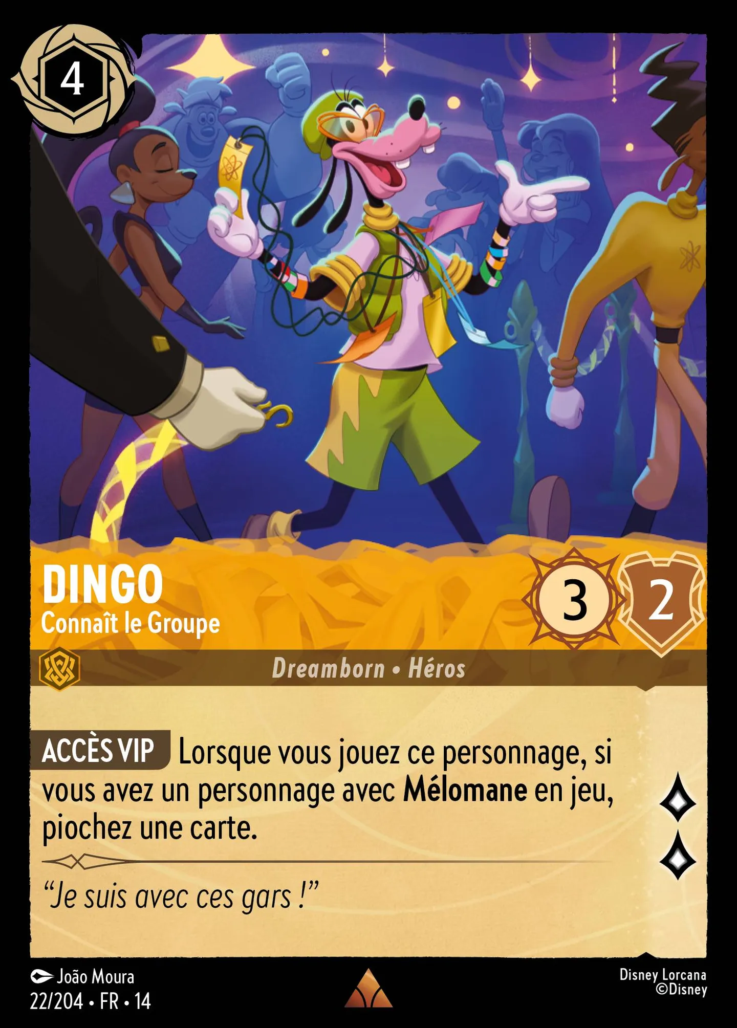 Dingo - Connaît le Groupe — Hyperia City — Lorcana