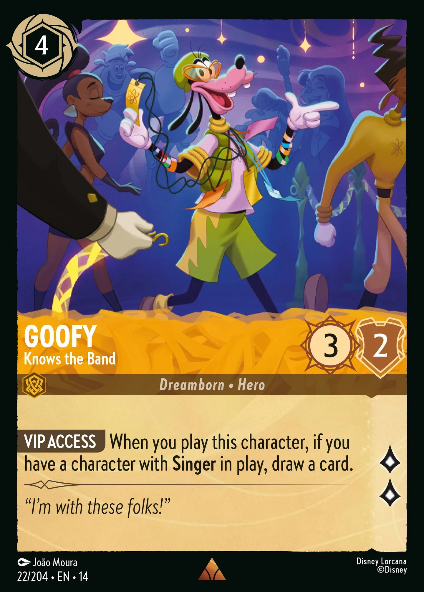 Goofy - Knows the Band — Hyperia City — Lorcana