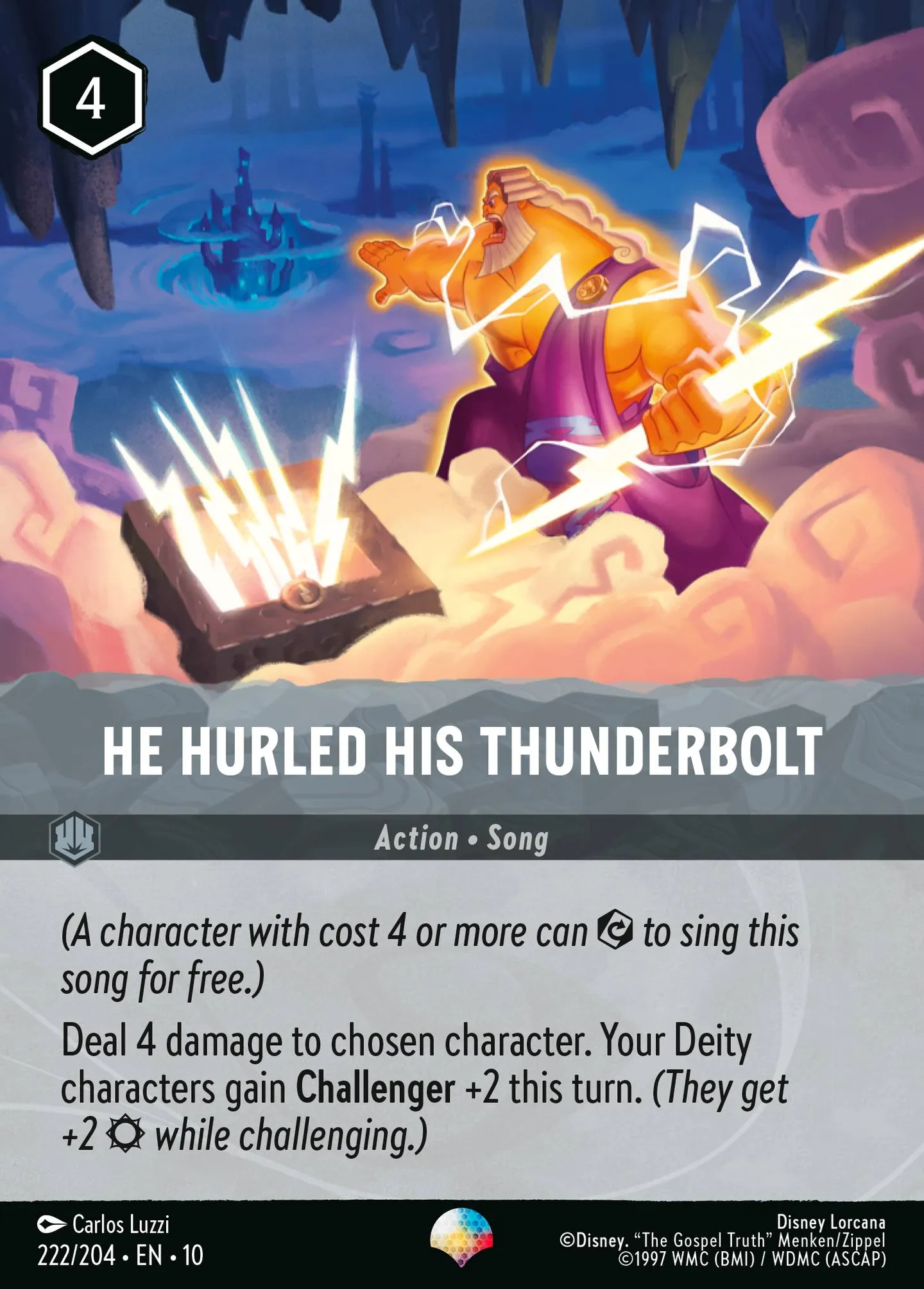 He Hurled His Thunderbolt — Whispers in the Well — Lorcana