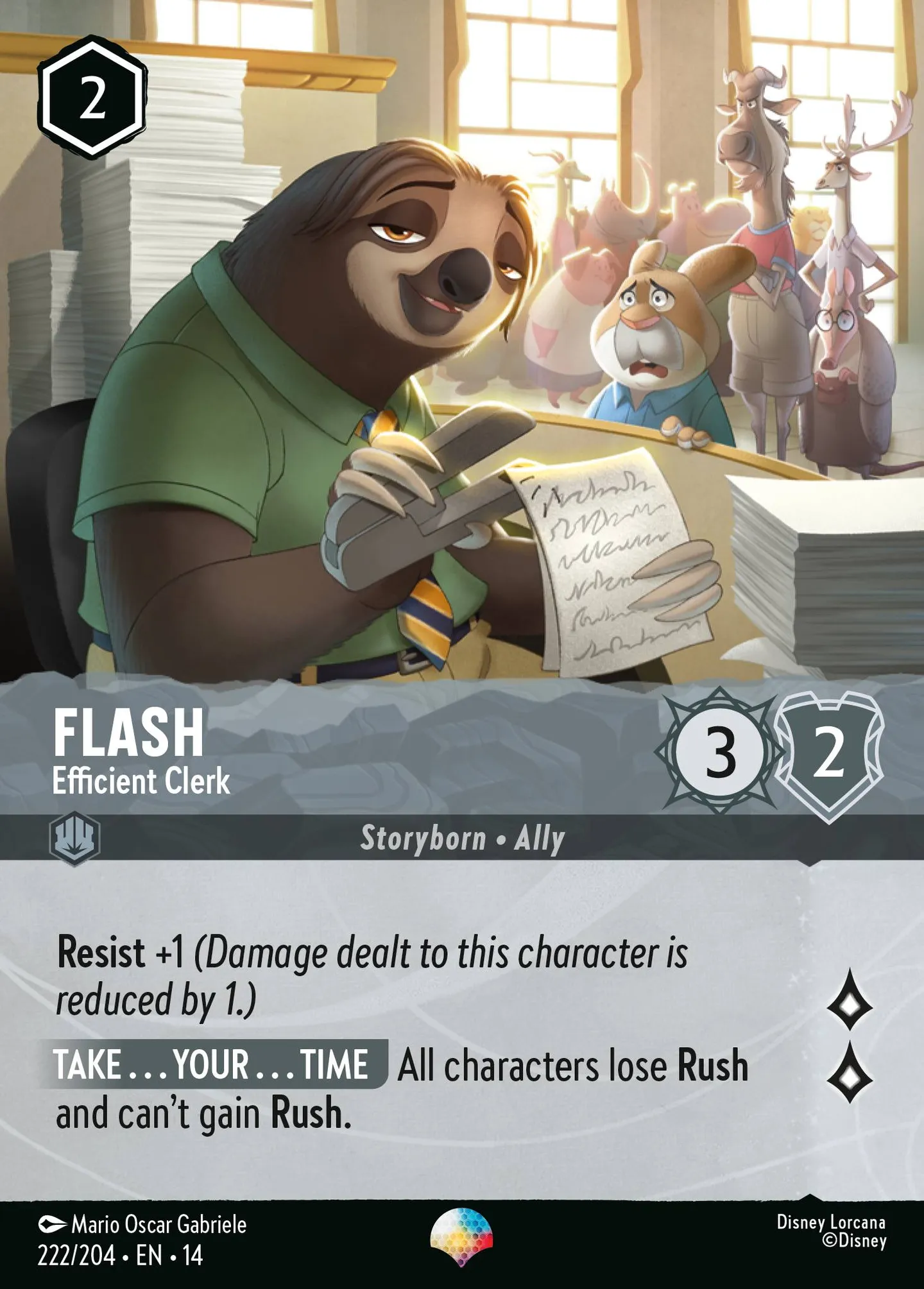 Flash - Efficient Clerk — Hyperia City — Lorcana