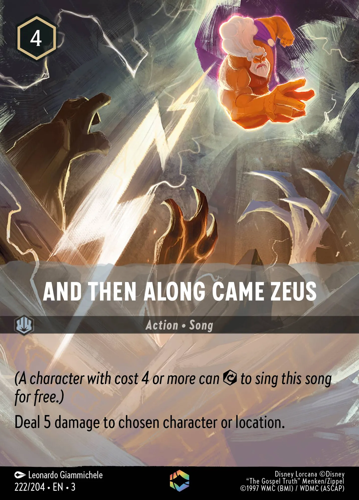 And Then Along Came Zeus — Into the Inklands — Lorcana