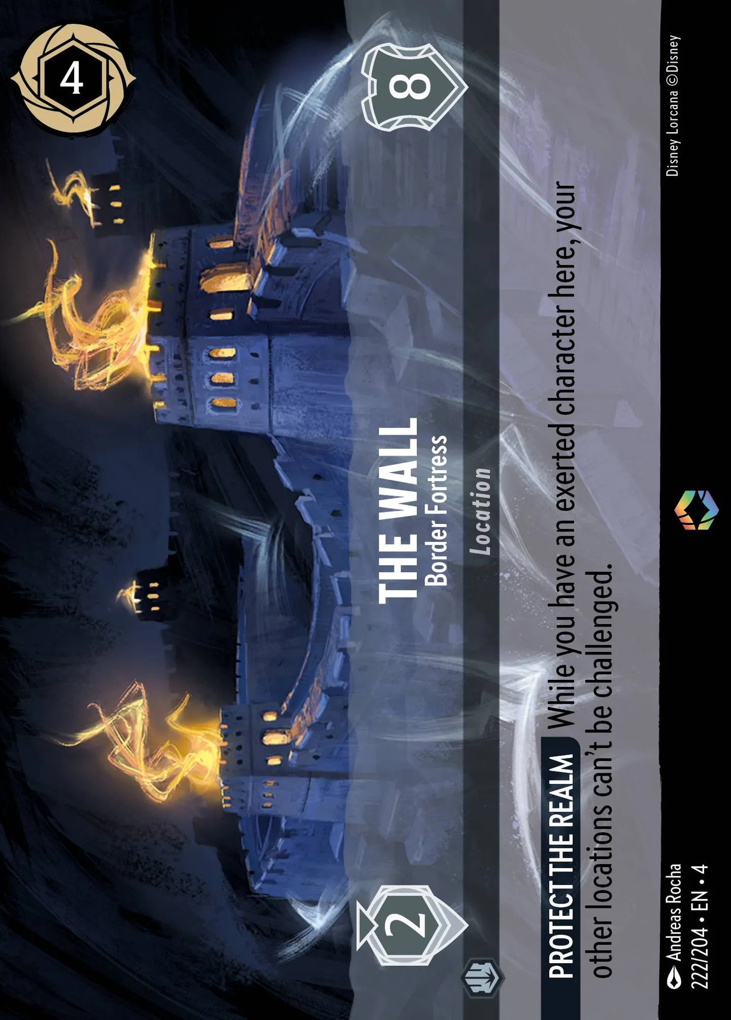 The Wall - Border Fortress — Ursula's Return — Lorcana