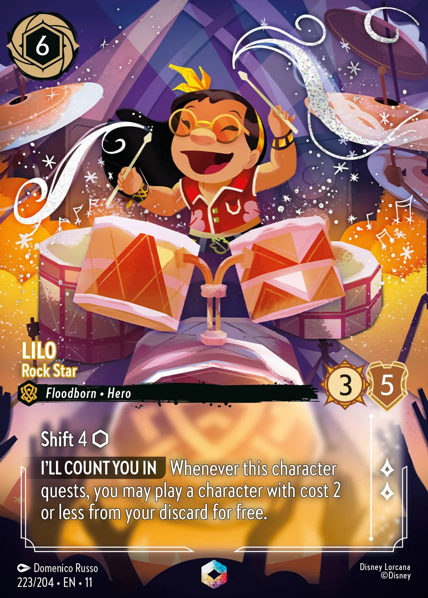 Lilo - Rock Star — Winterspell — Lorcana
