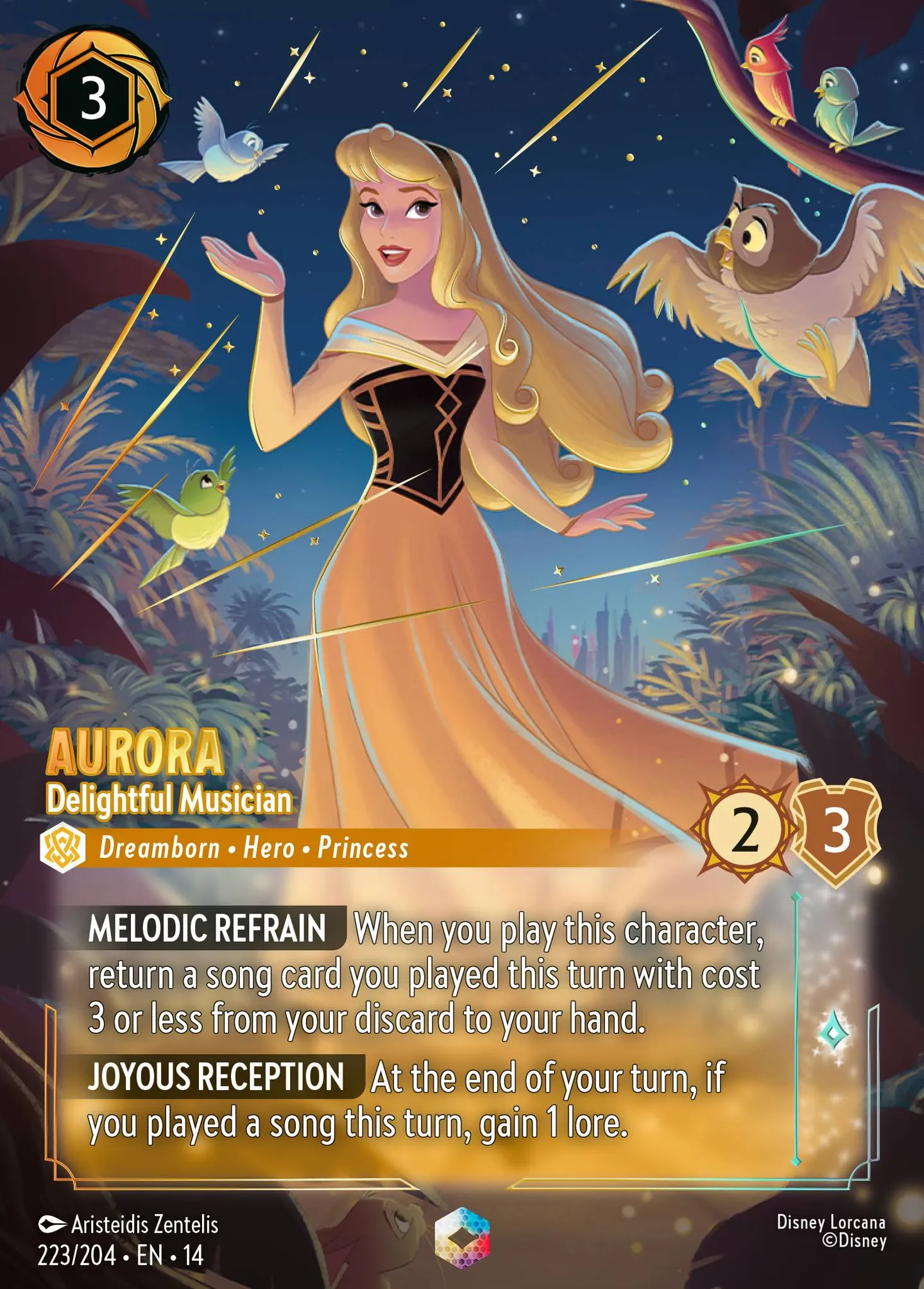 Aurora - Delightful Musician — Hyperia City — Lorcana