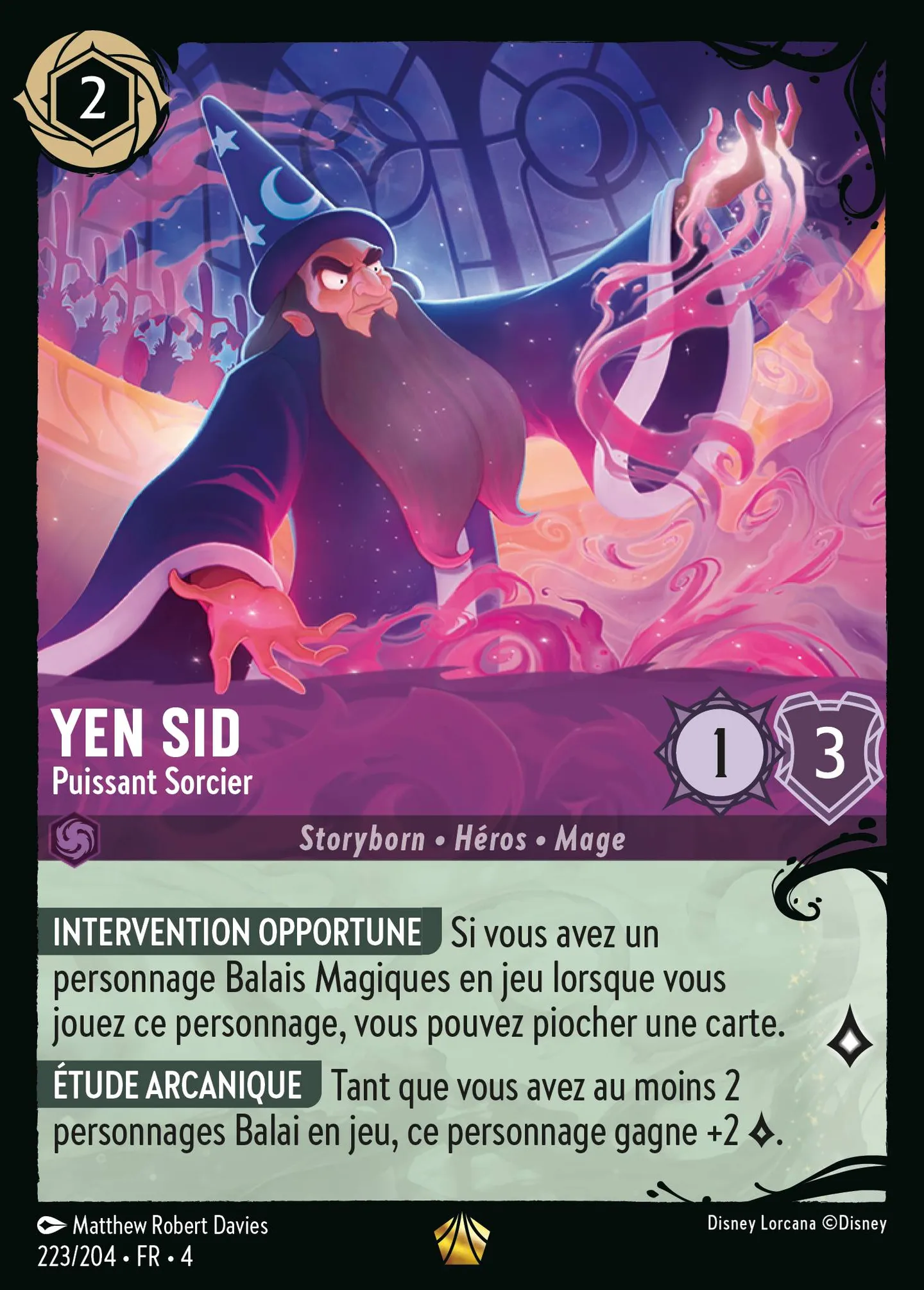 Yen Sid - Puissant Sorcier — Ursula's Return — Lorcana