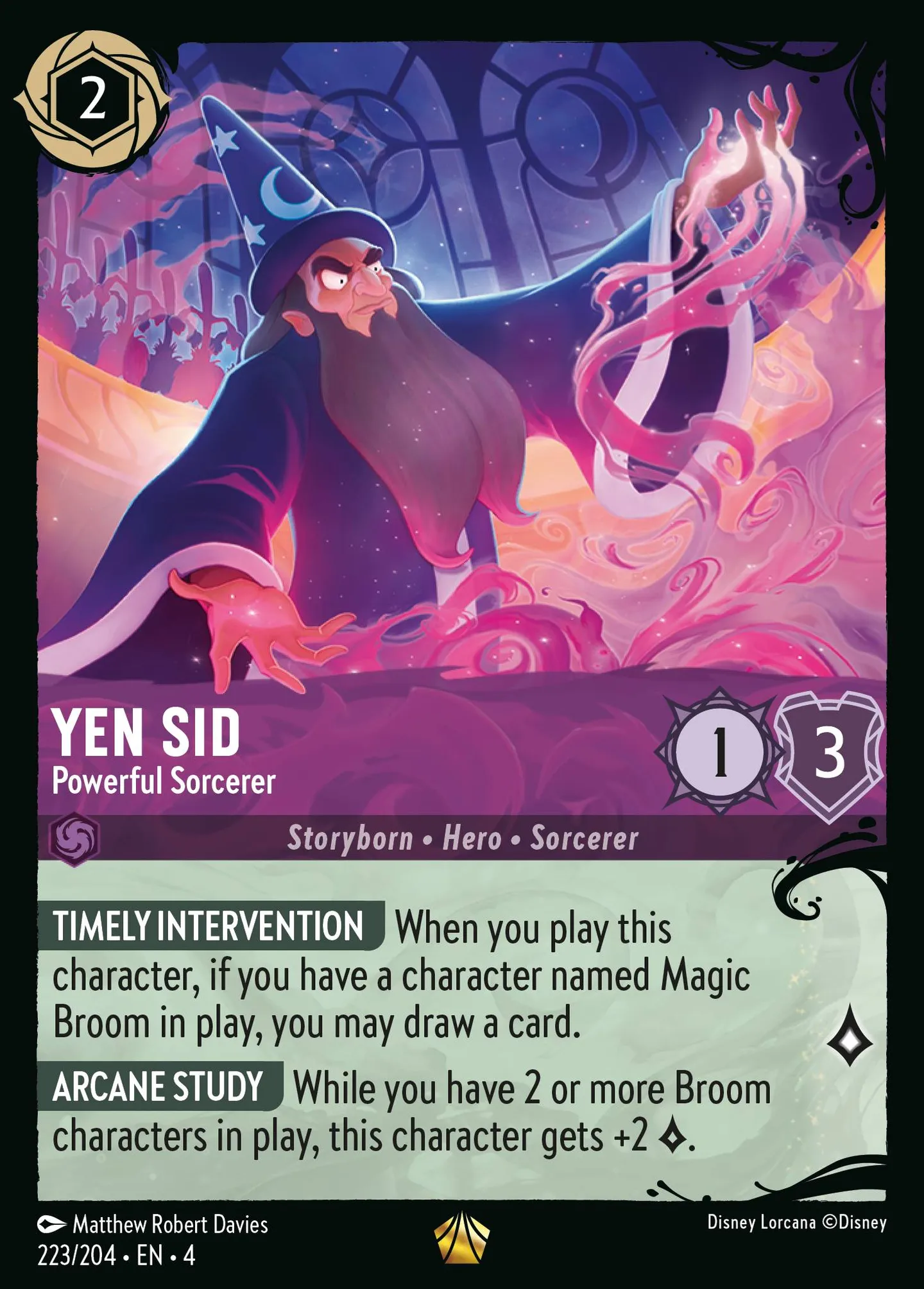Yen Sid - Powerful Sorcerer — Ursula's Return — Lorcana