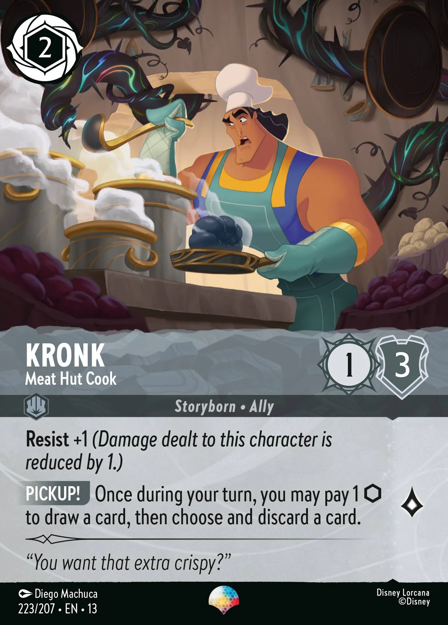 Kronk - Meat Hut Cook — Attack of the Vine! — Lorcana