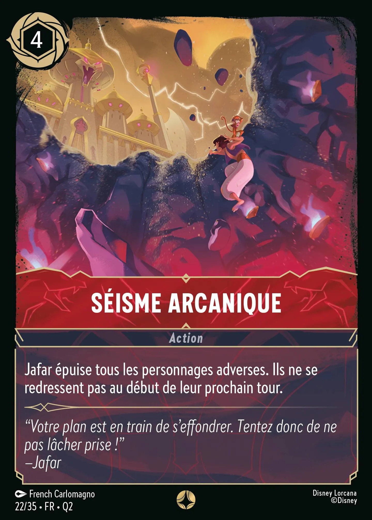Séisme arcanique — Illumineer's Quest: Palace Heist — Lorcana