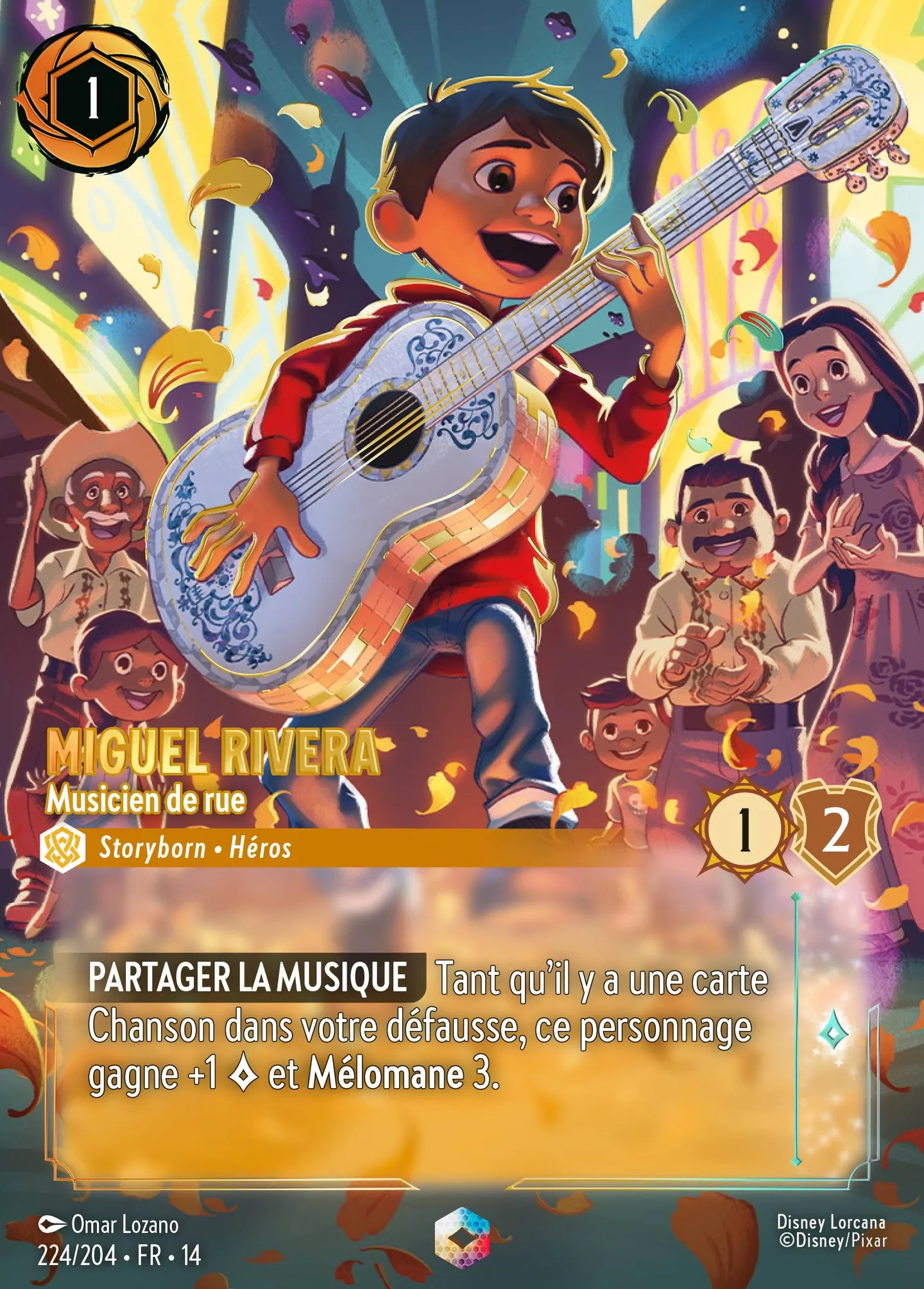 Miguel Rivera - Musicien de rue — Hyperia City — Lorcana
