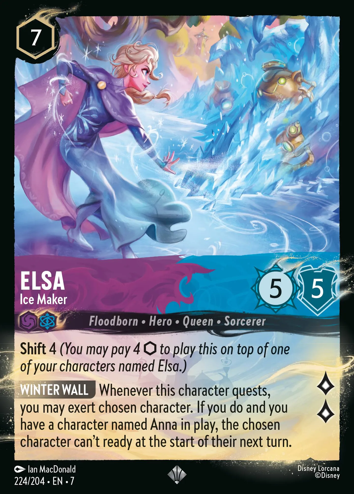 Elsa - Ice Maker — Archazia's Island — Lorcana