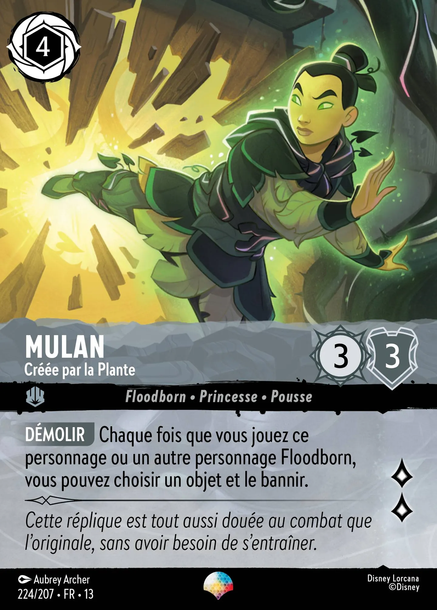 Mulan - Créée par la Plante — Attack of the Vine! — Lorcana
