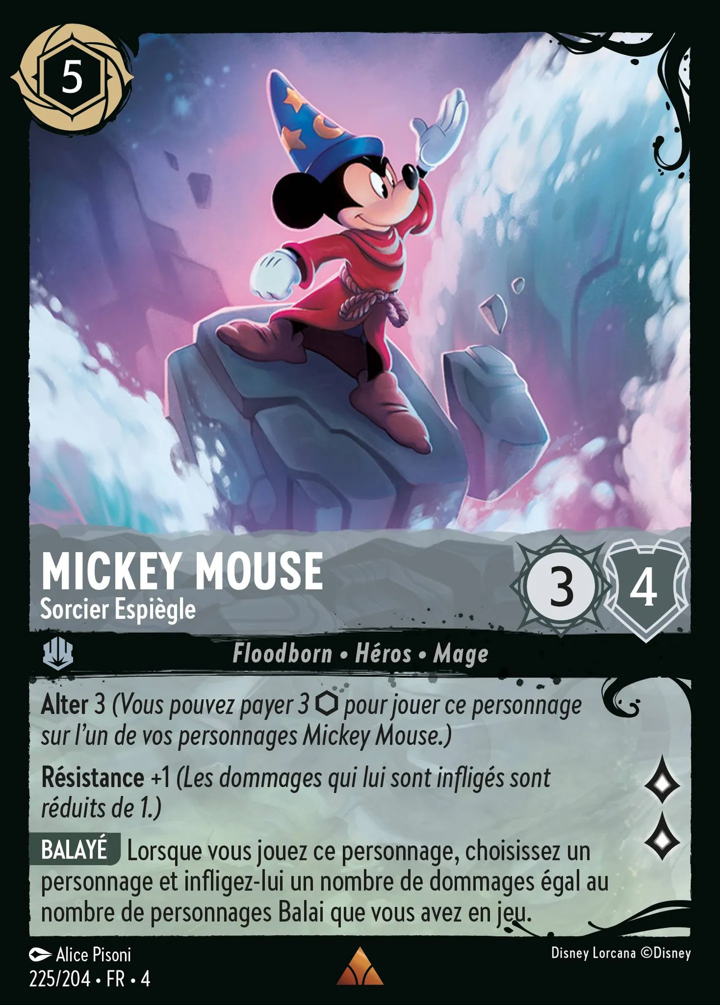 Mickey Mouse - Sorcier Espiègle — Ursula's Return — Lorcana