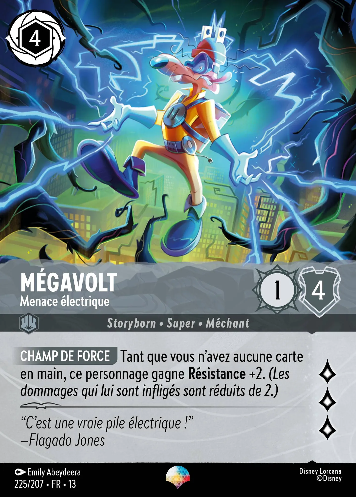 Mégavolt - Menace électrique — Attack of the Vine! — Lorcana