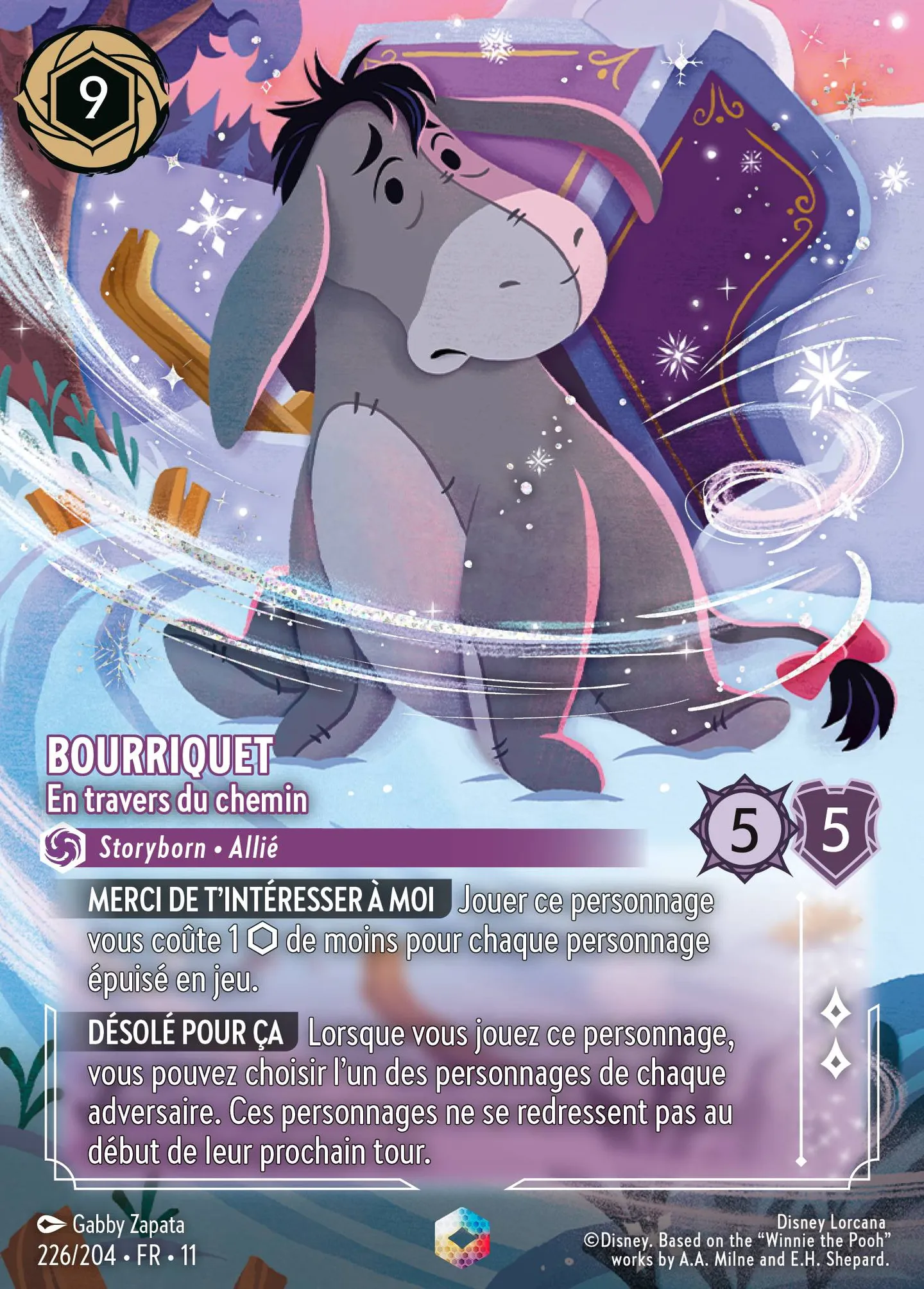Bourriquet - En travers du chemin — Winterspell — Lorcana