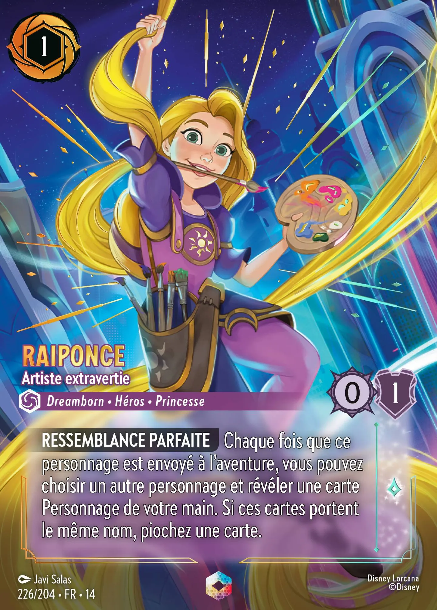 Raiponce - Artiste extravertie — Hyperia City — Lorcana