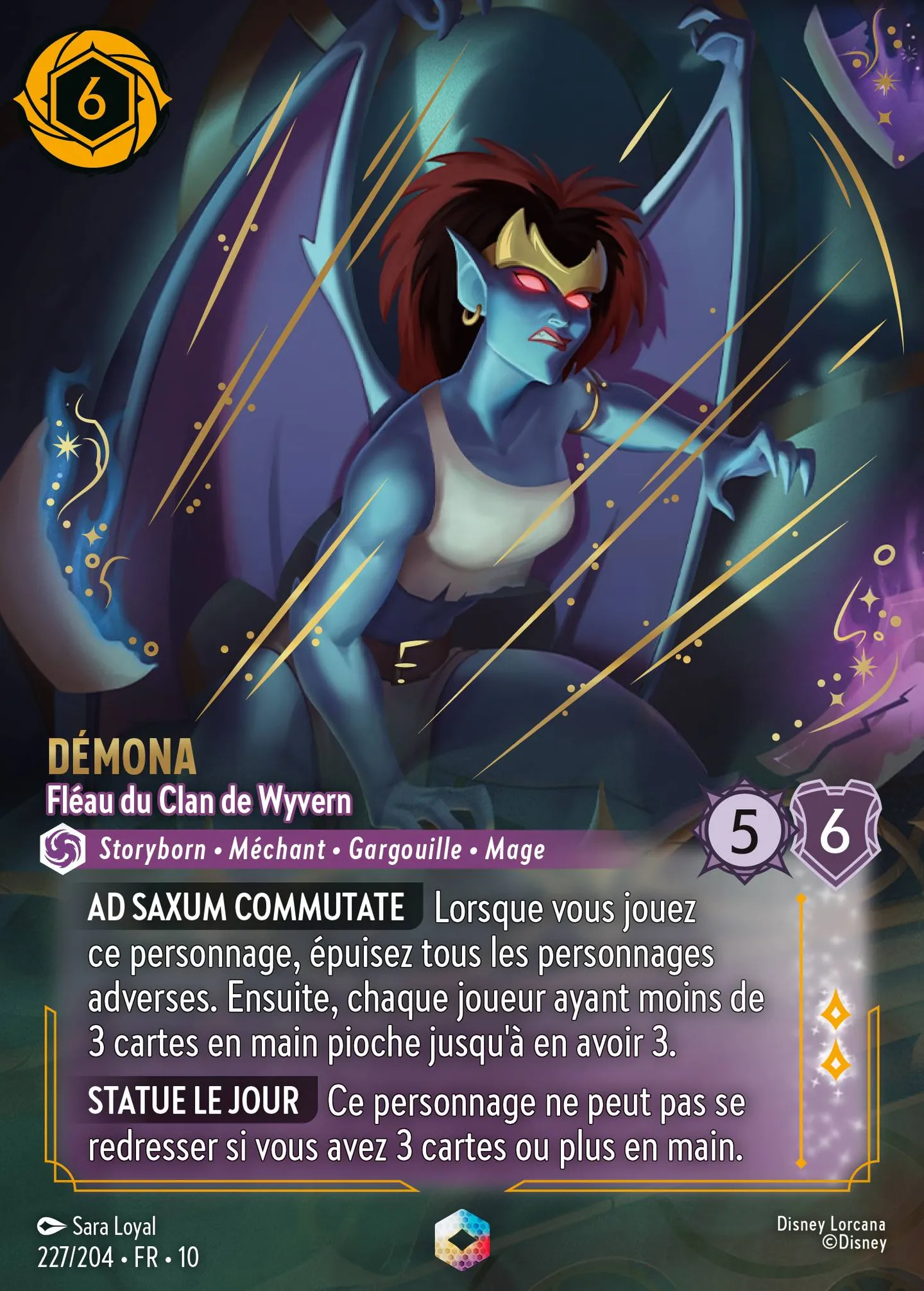 Démona - Fléau du Clan de Wyvern — Whispers in the Well — Lorcana