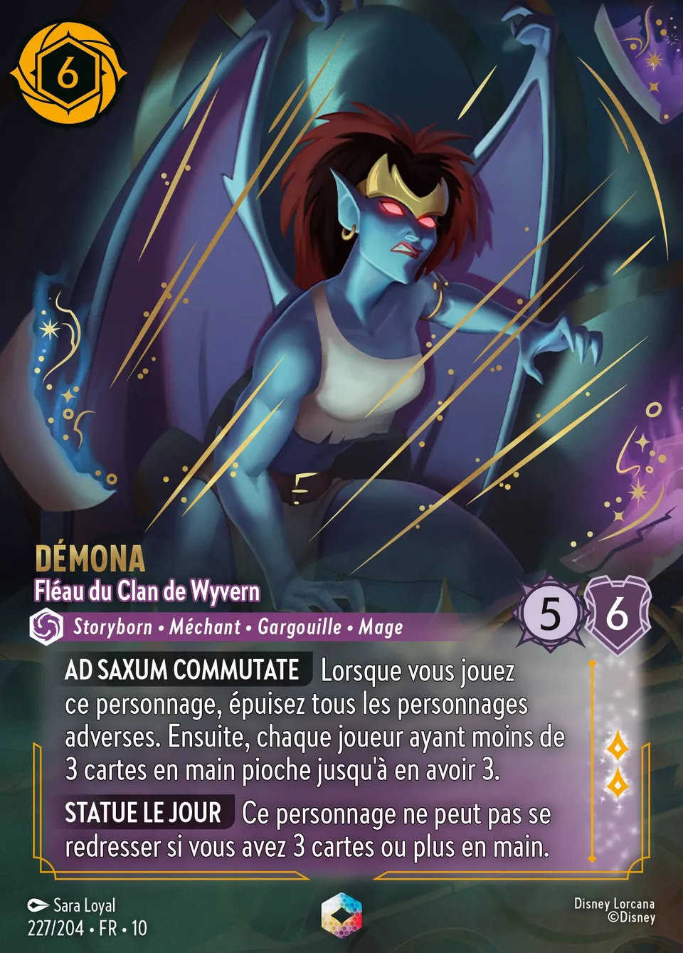Démona - Fléau du Clan de Wyvern from Whispers in the Well - Lorcana