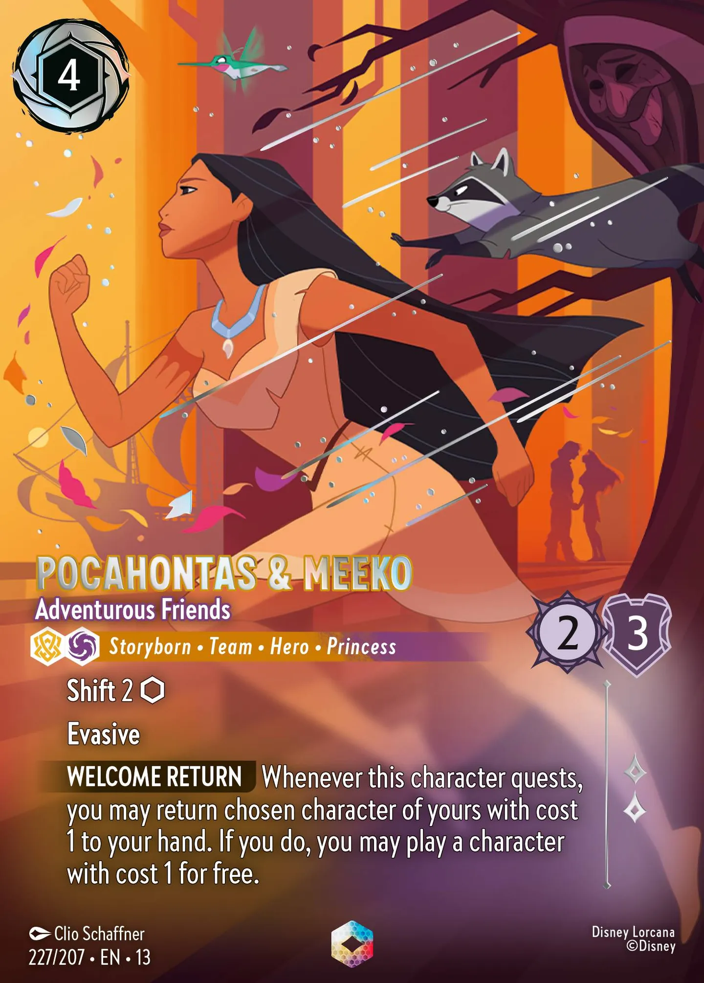 Pocahontas & Meeko - Adventurous Friends — Attack of the Vine! — Lorcana