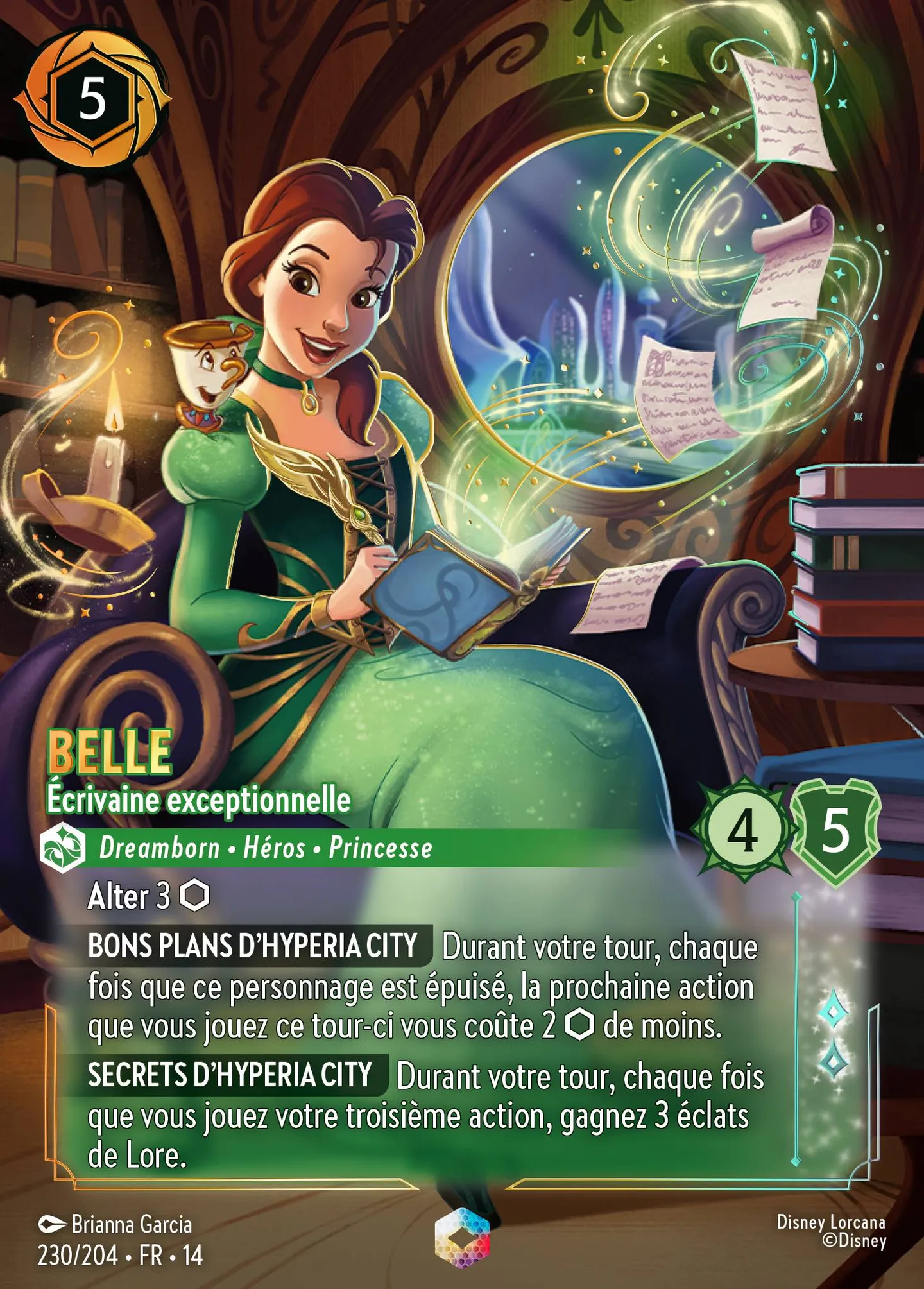 Belle - Écrivaine exceptionnelle — Hyperia City — Lorcana