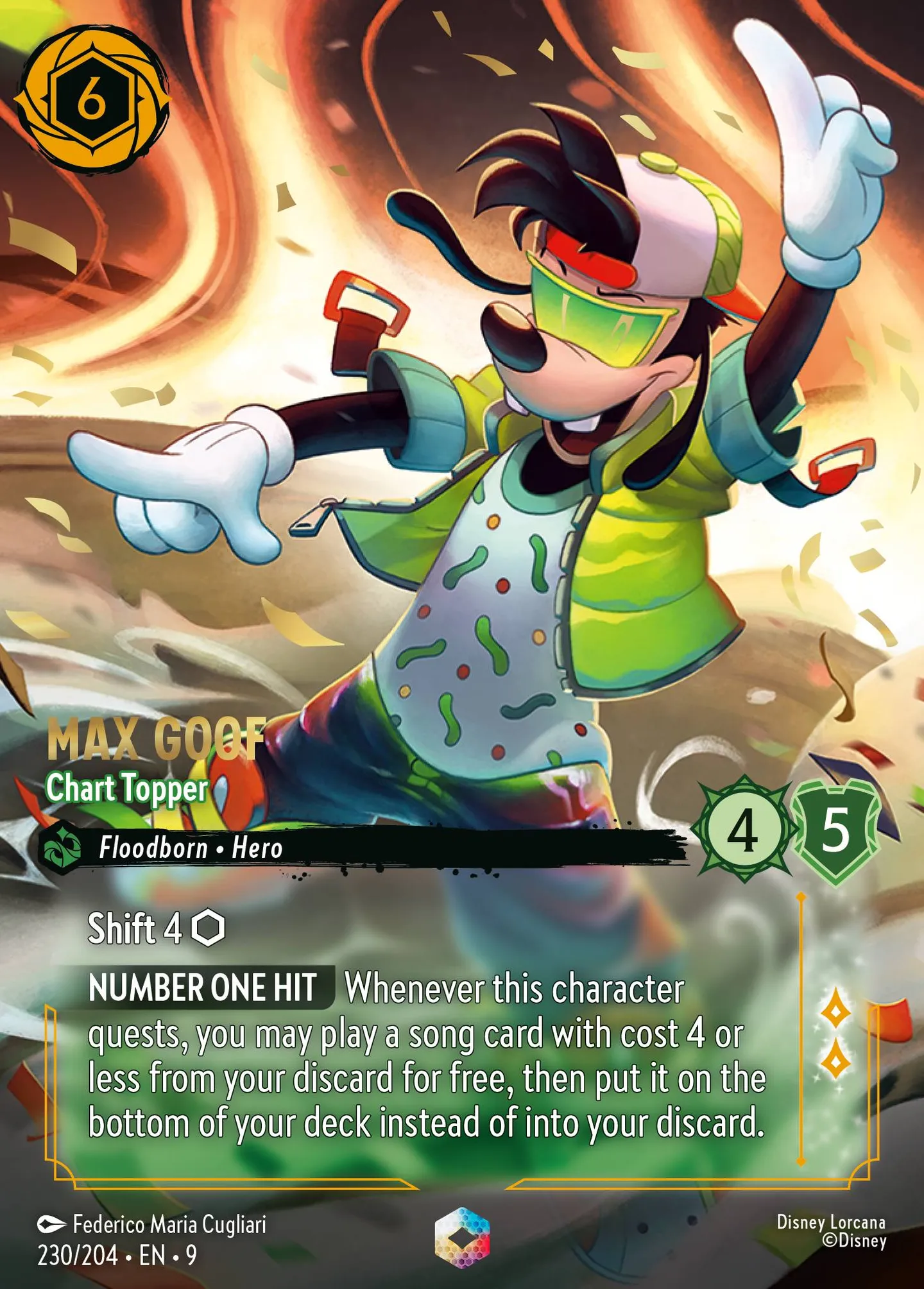 Max Goof - Chart Topper — Fabled — Lorcana