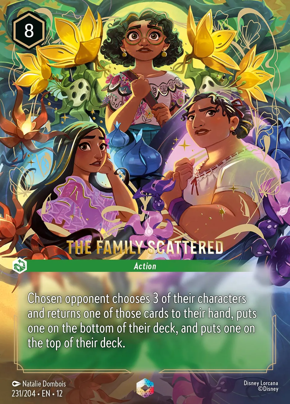 The Family Scattered from Wilds Unknown - Lorcana