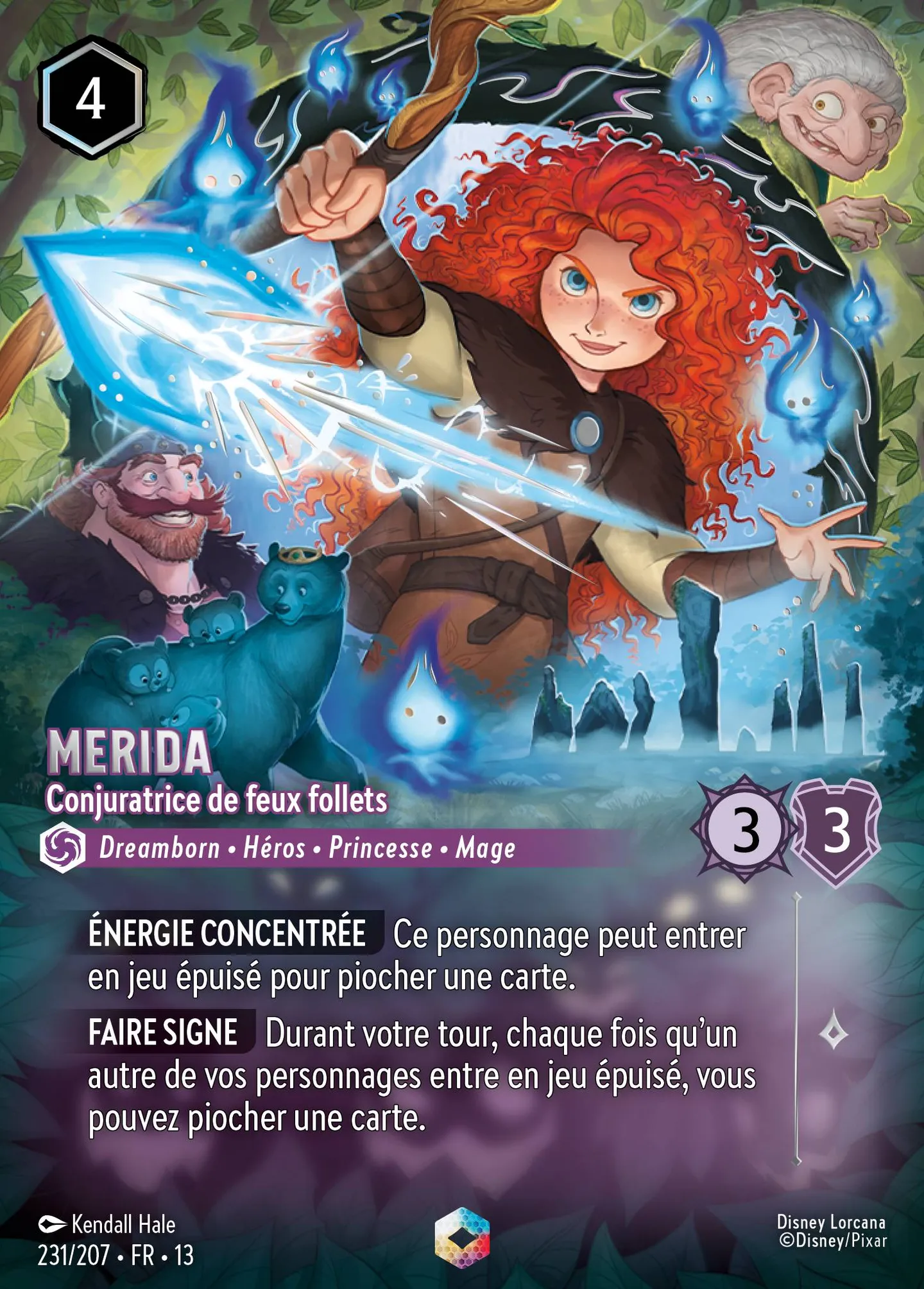 Merida - Conjuratrice de feux follets — Attack of the Vine! — Lorcana