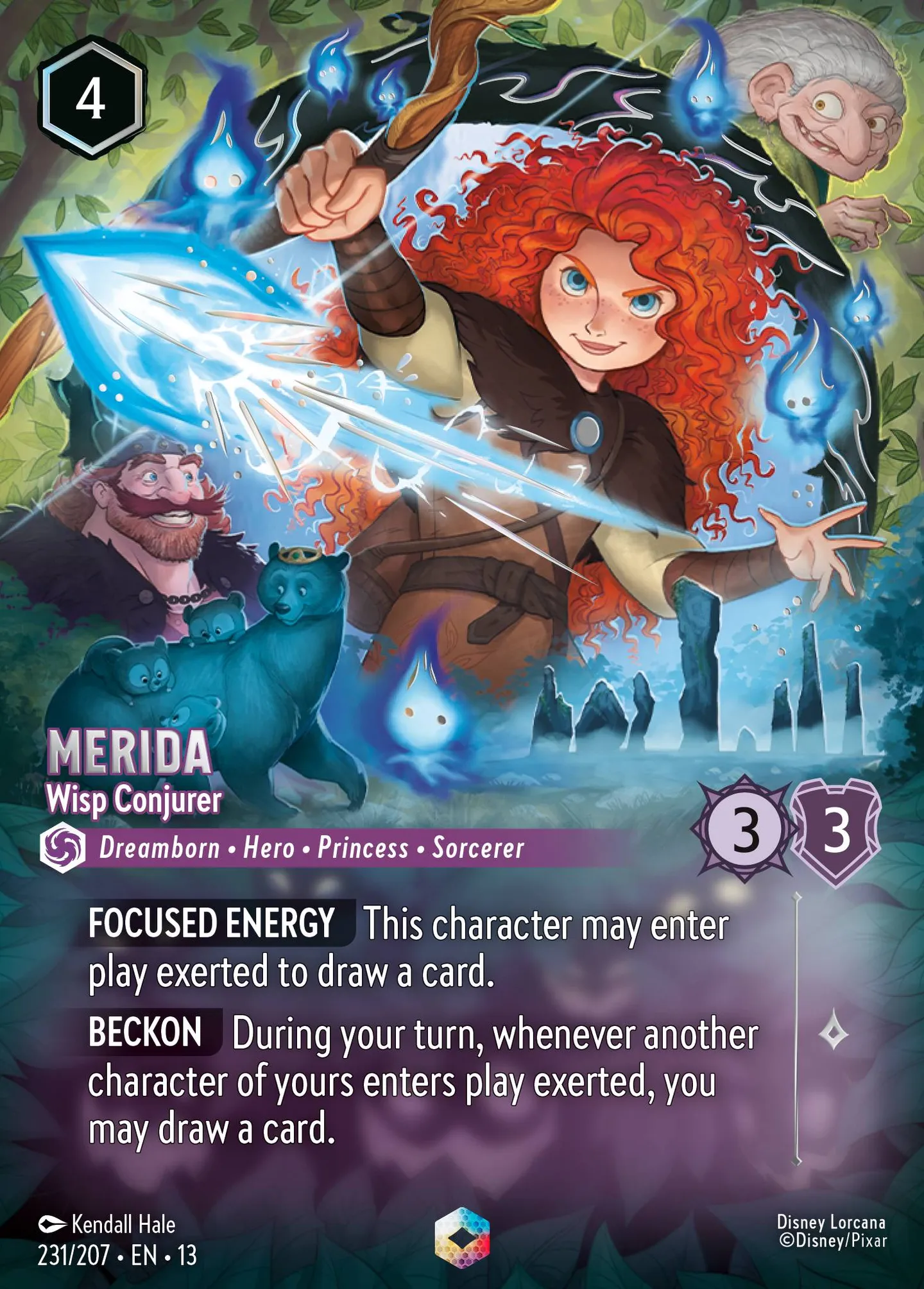 Merida - Wisp Conjurer — Attack of the Vine! — Lorcana