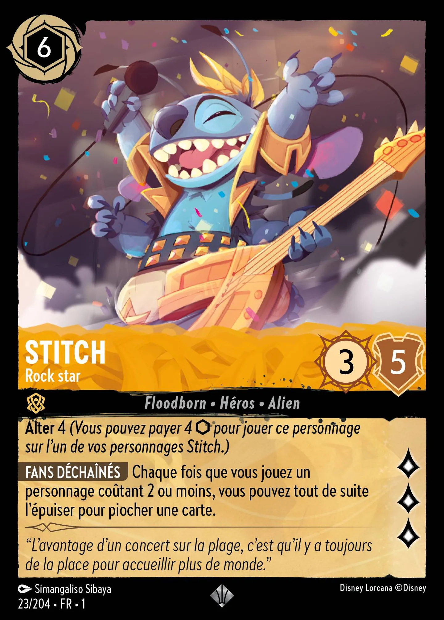 Stitch - Rock star — The First Chapter — Lorcana