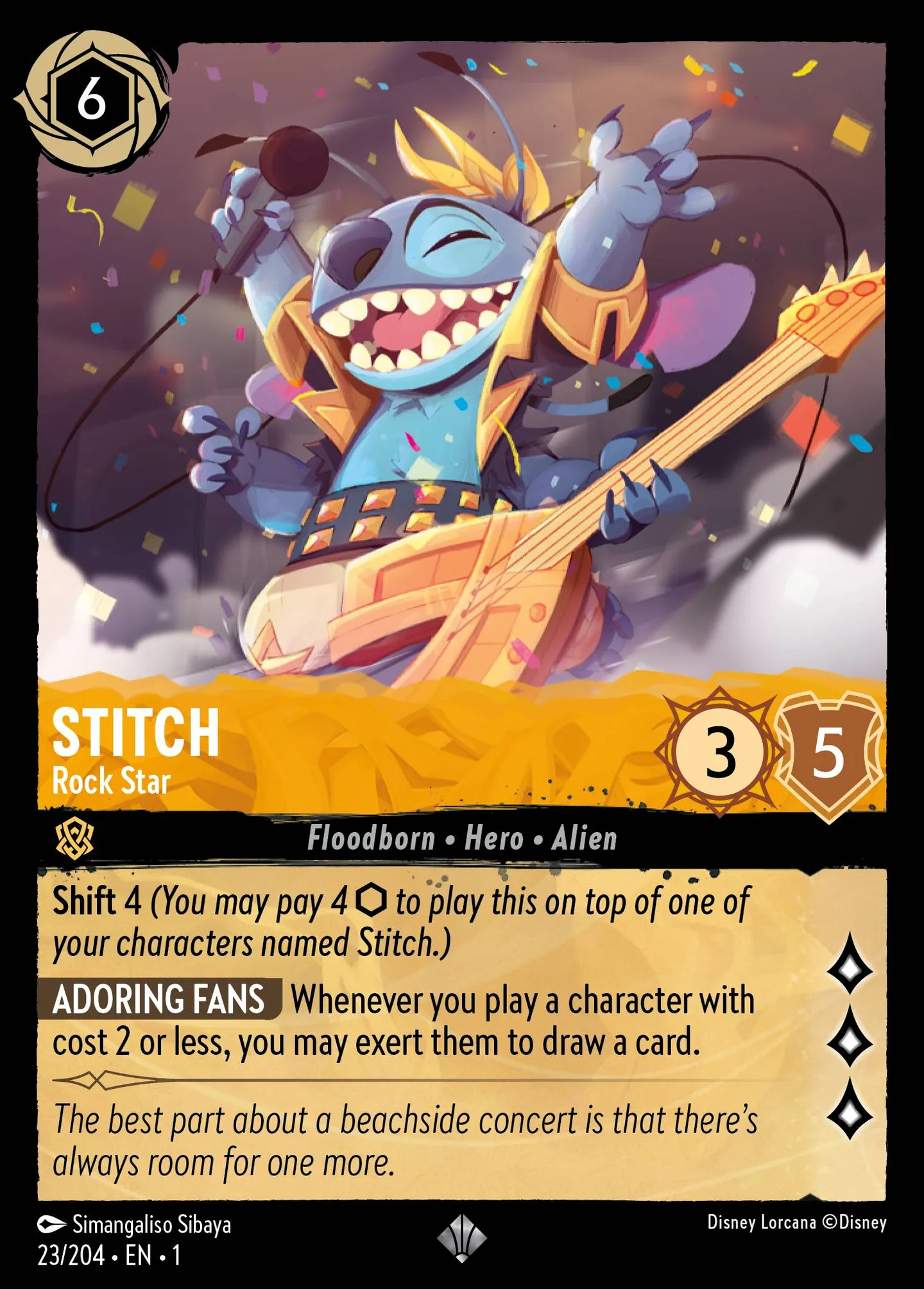 Stitch - Rock star — The First Chapter — Lorcana