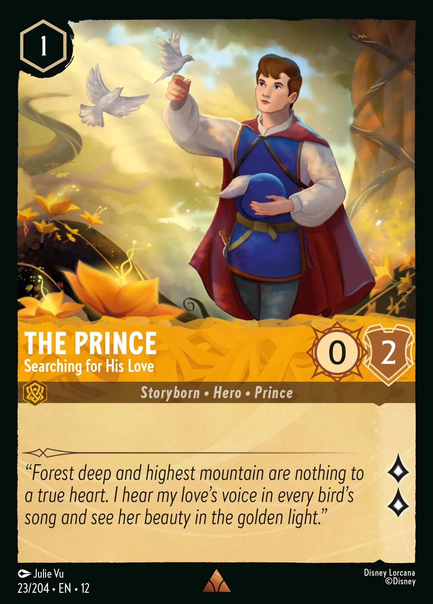 Le Prince - Cherche son amour — Wilds Unknown — Lorcana