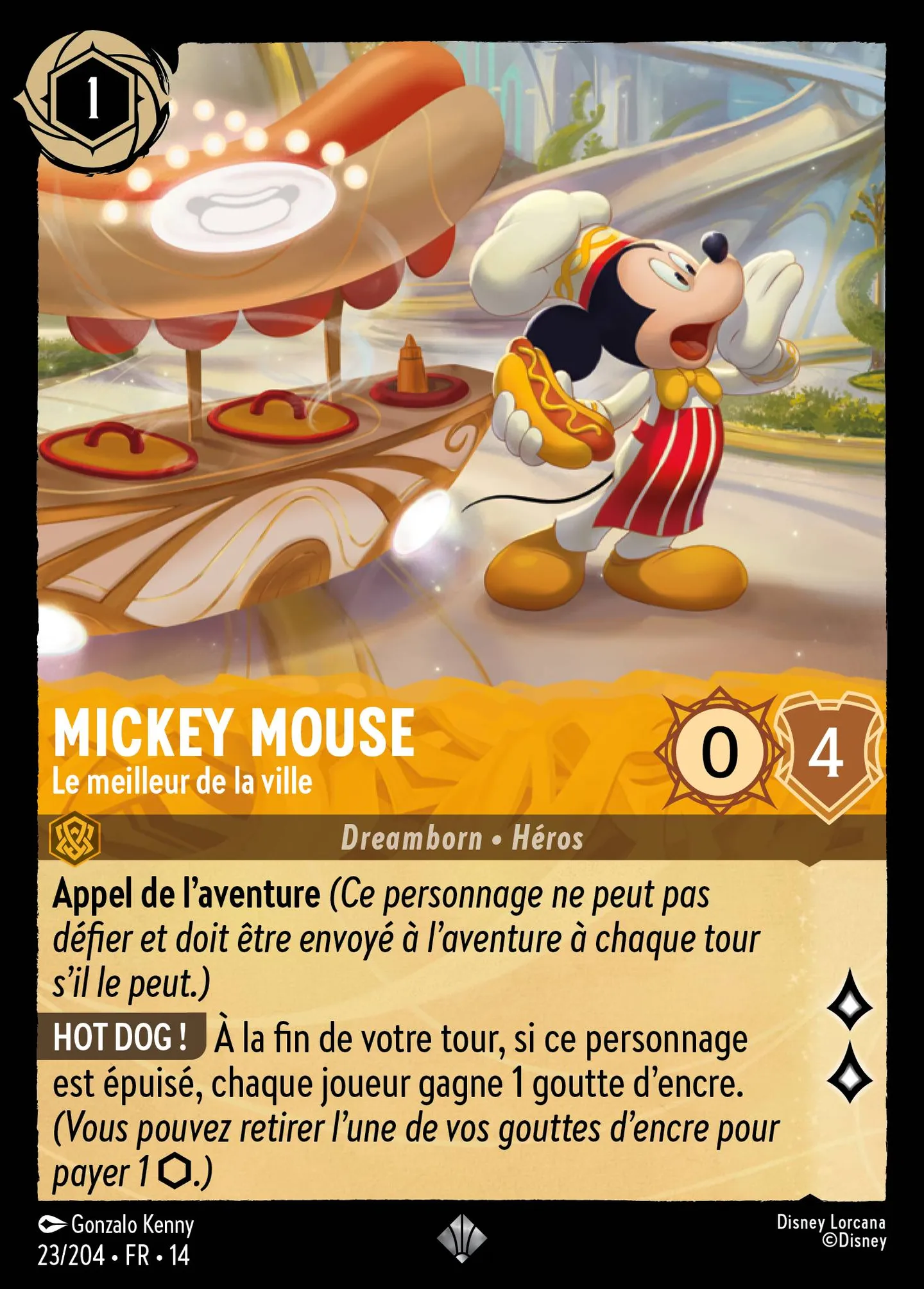 Mickey Mouse - Le meilleur de la ville — Hyperia City — Lorcana