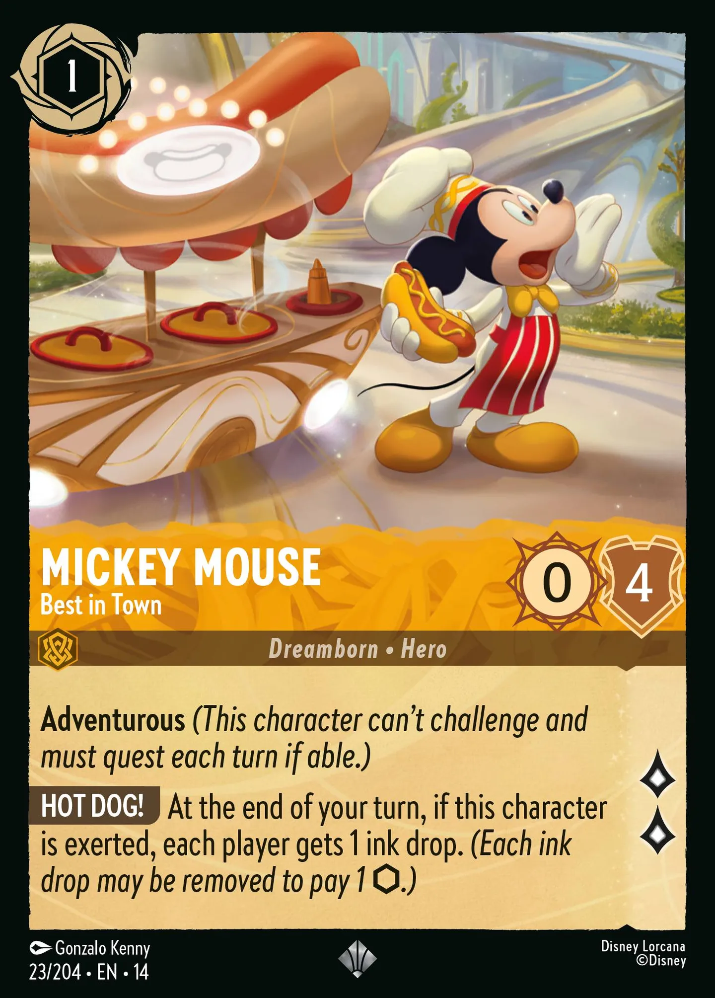 Mickey Mouse - Best in Town — Hyperia City — Lorcana