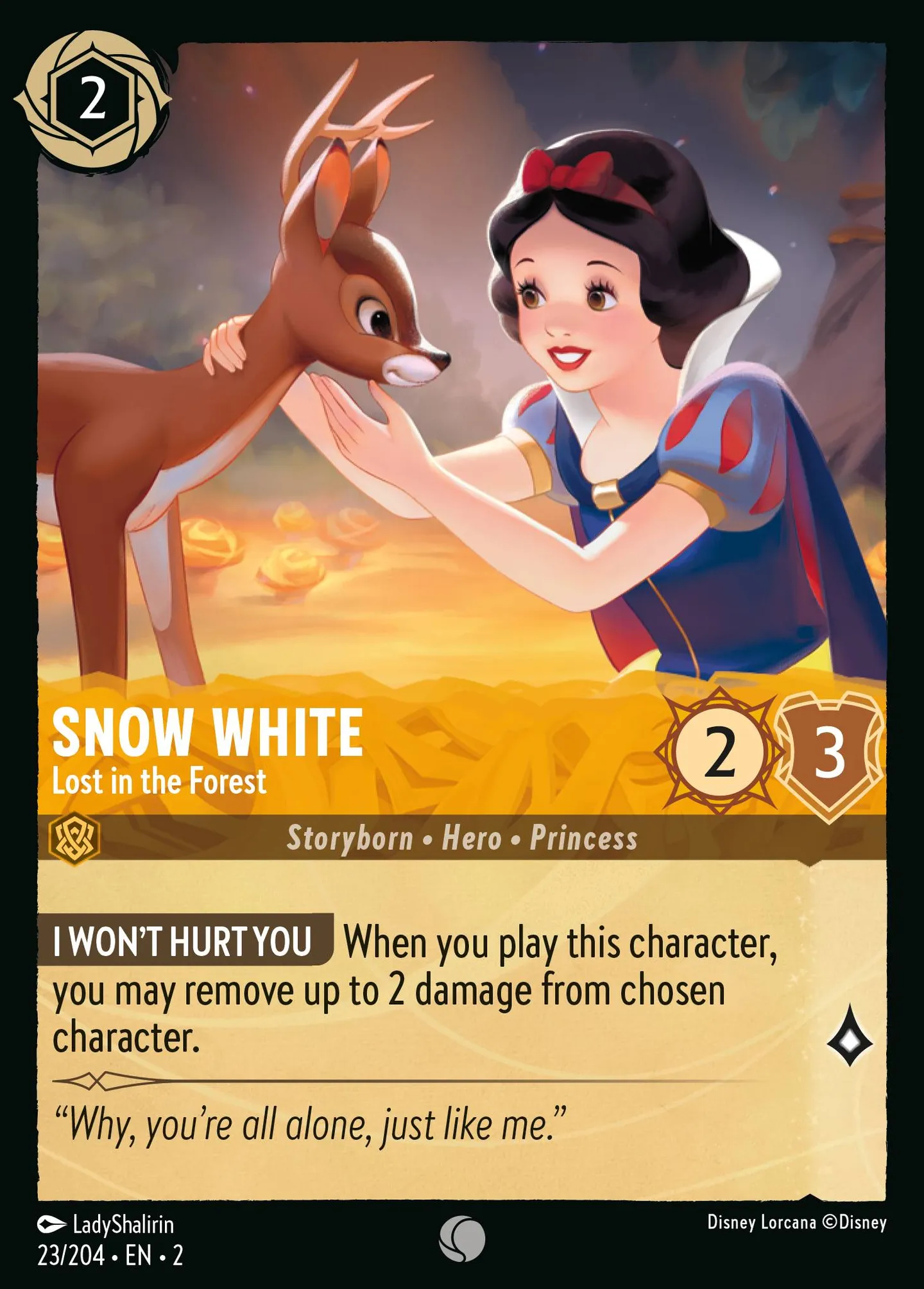 Blanche-Neige - Perdue dans la forêt — Rise of the Floodborn — Lorcana
