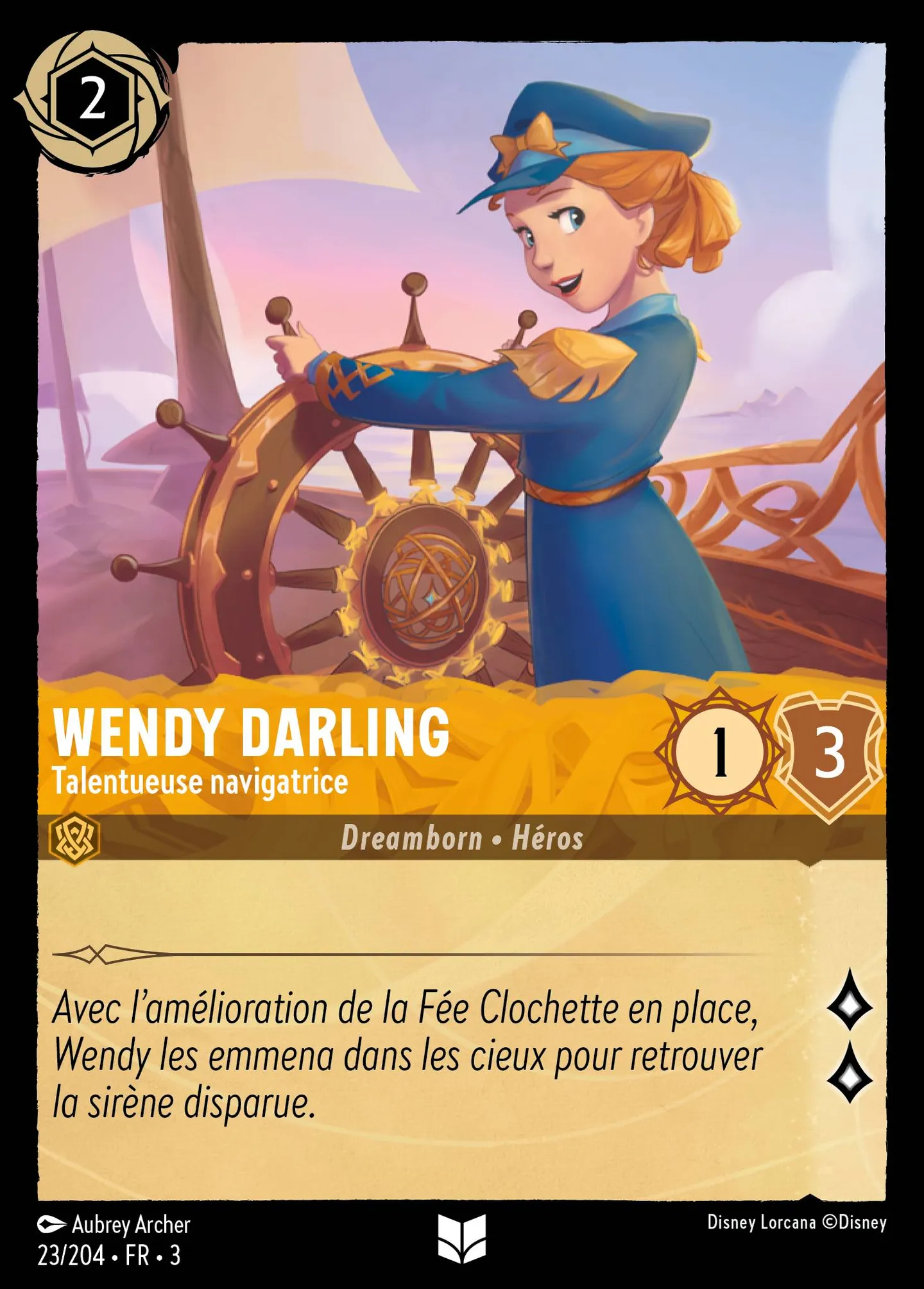 Wendy Darling - Talentueuse navigatrice — Into the Inklands — Lorcana