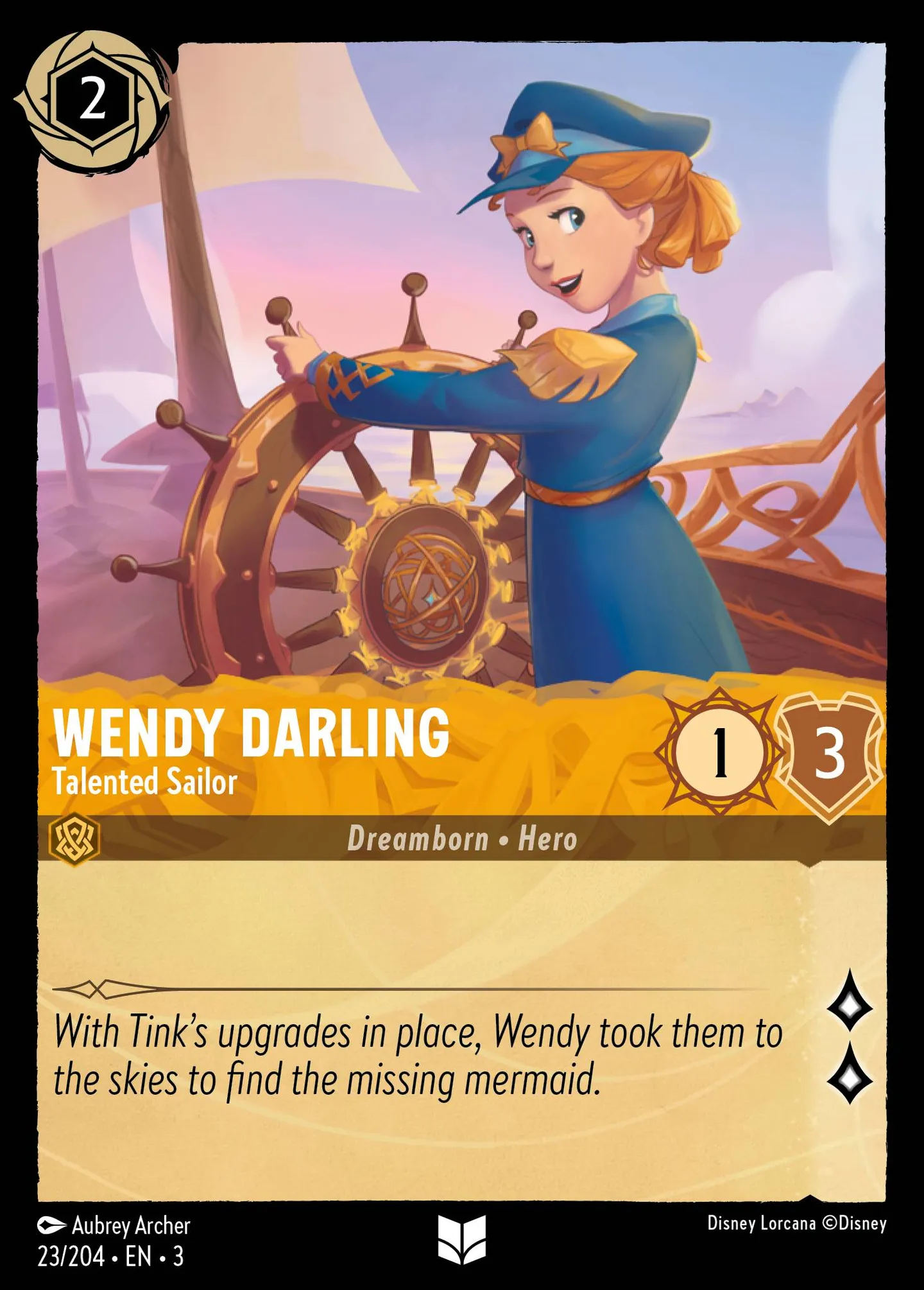 Wendy Darling - Talentueuse navigatrice — Into the Inklands — Lorcana