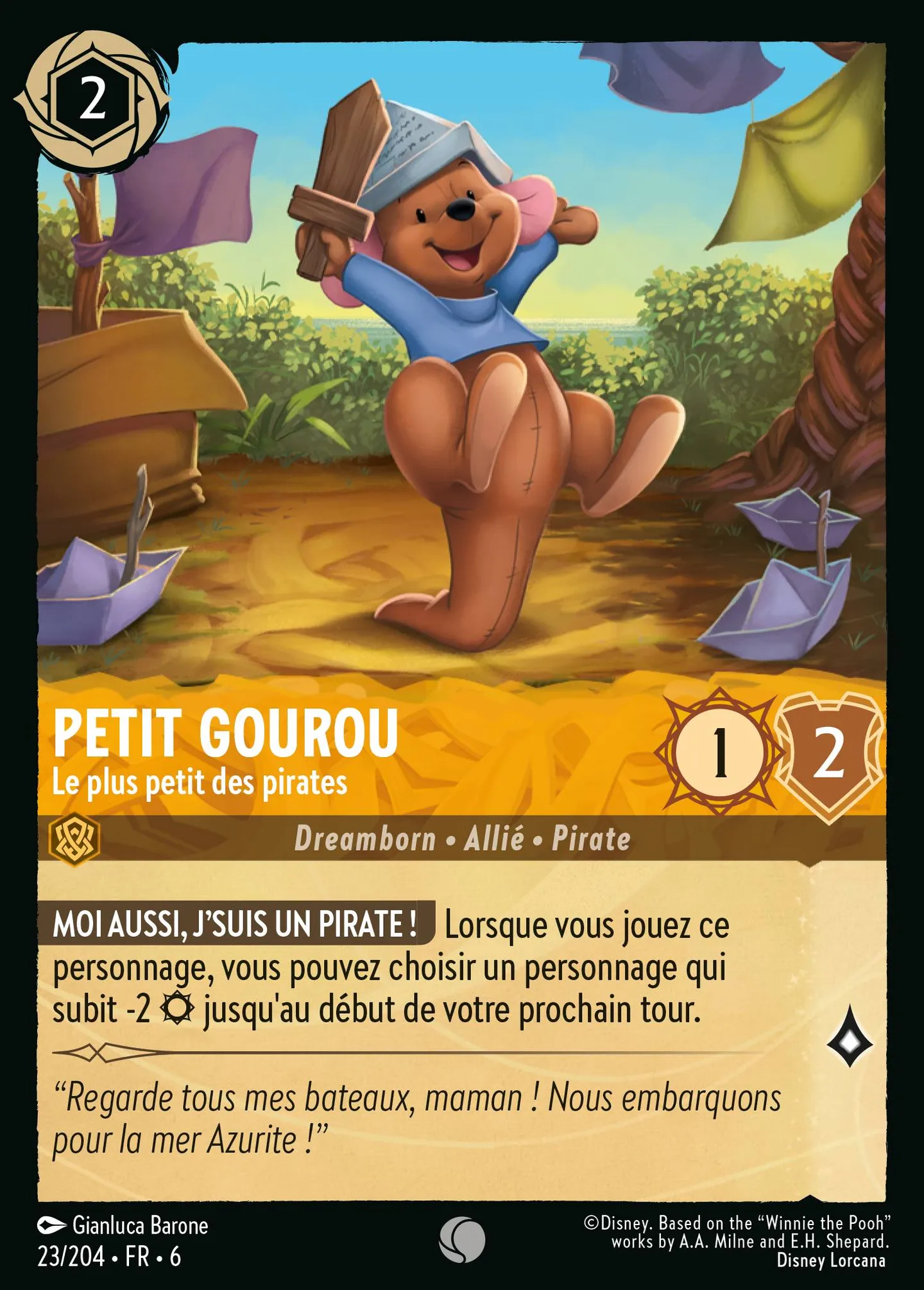 Petit Gourou - Le plus petit des pirates — Azurite Sea — Lorcana