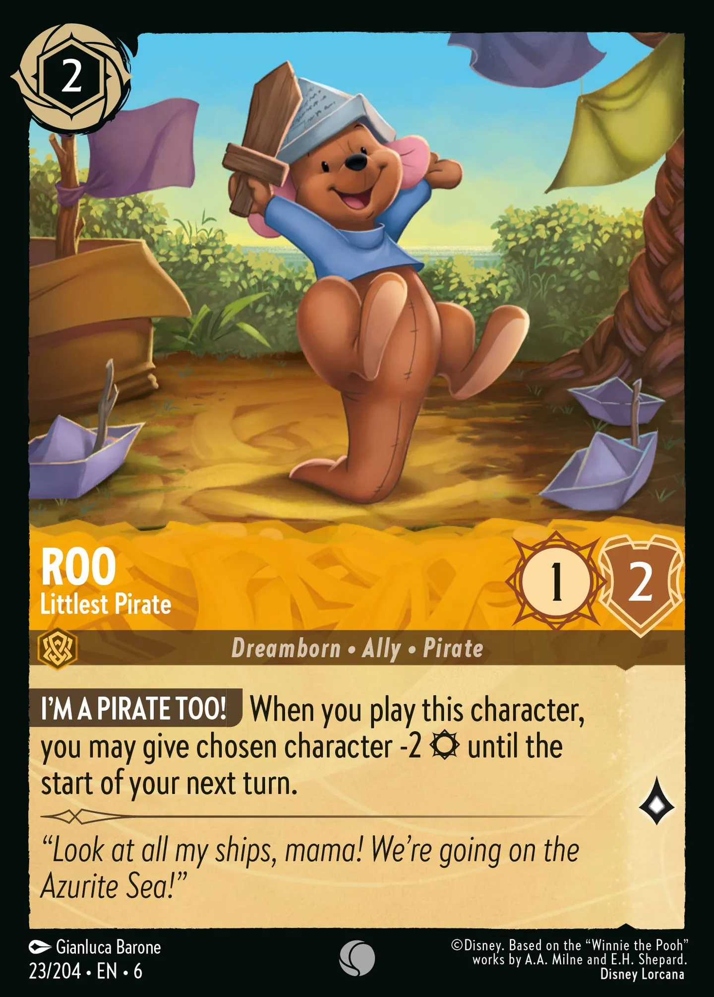 Petit Gourou - Le plus petit des pirates — Azurite Sea — Lorcana