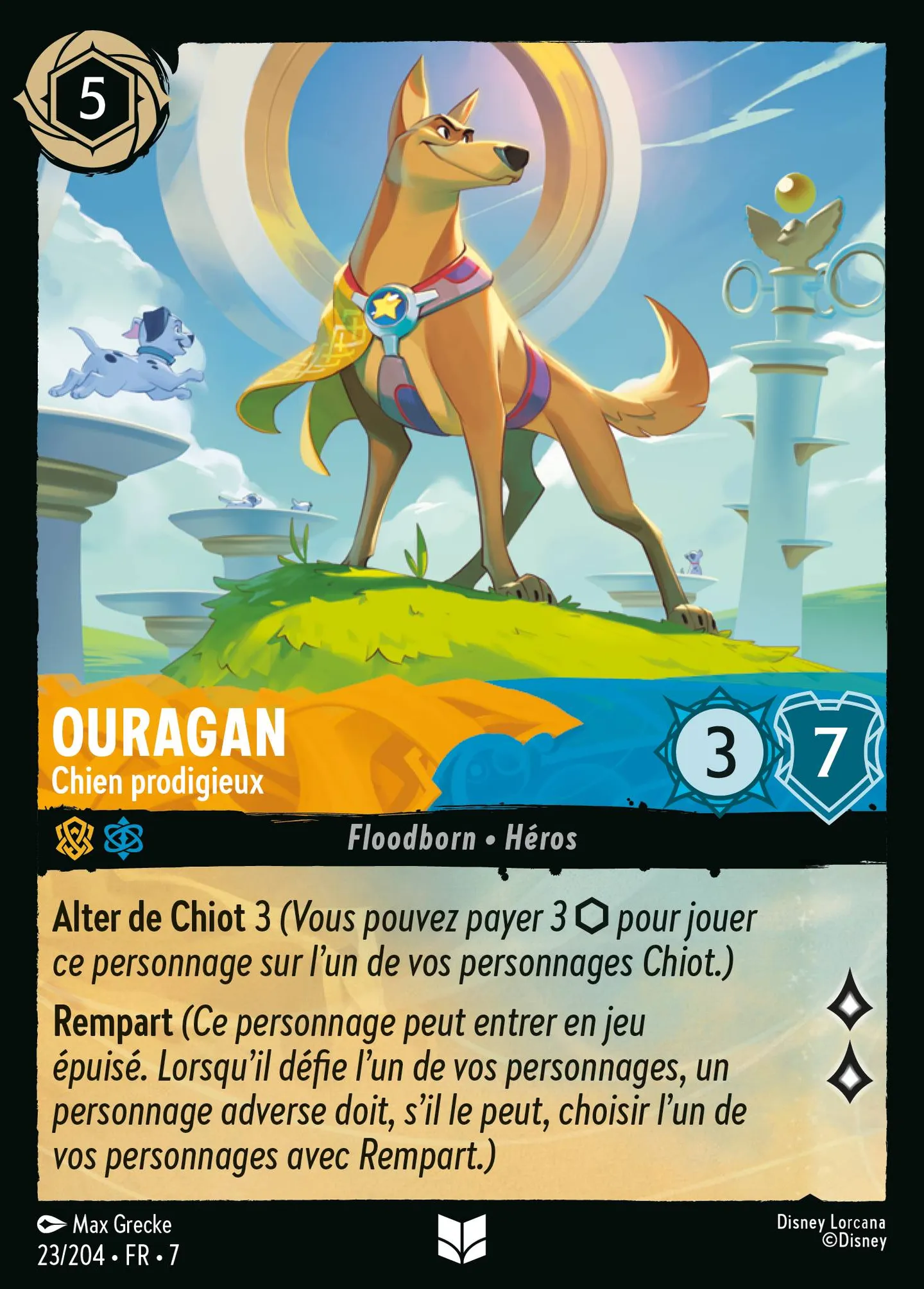 Ouragan - Chien prodigieux — Archazia's Island — Lorcana
